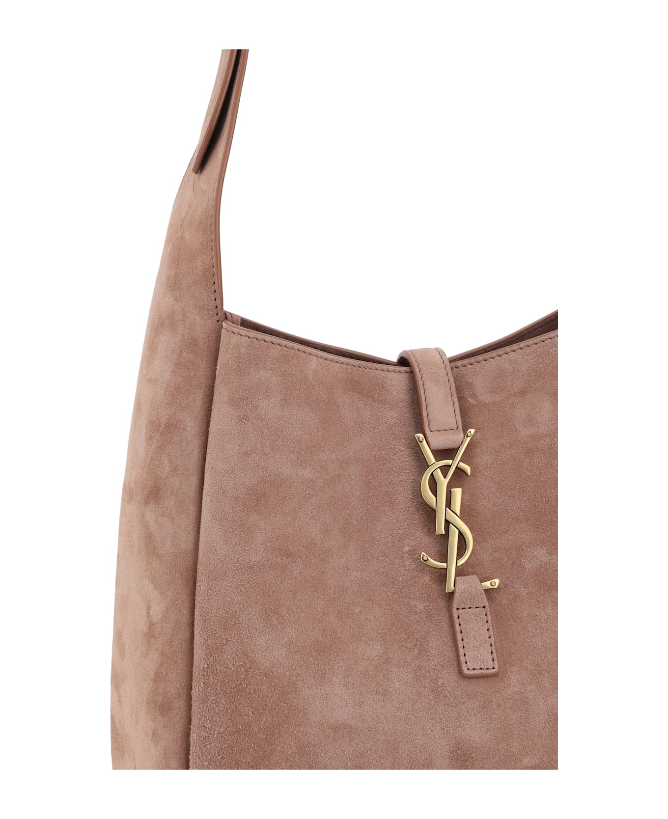 Saint Laurent Le 5 à 7 Suede Shoulder Bag