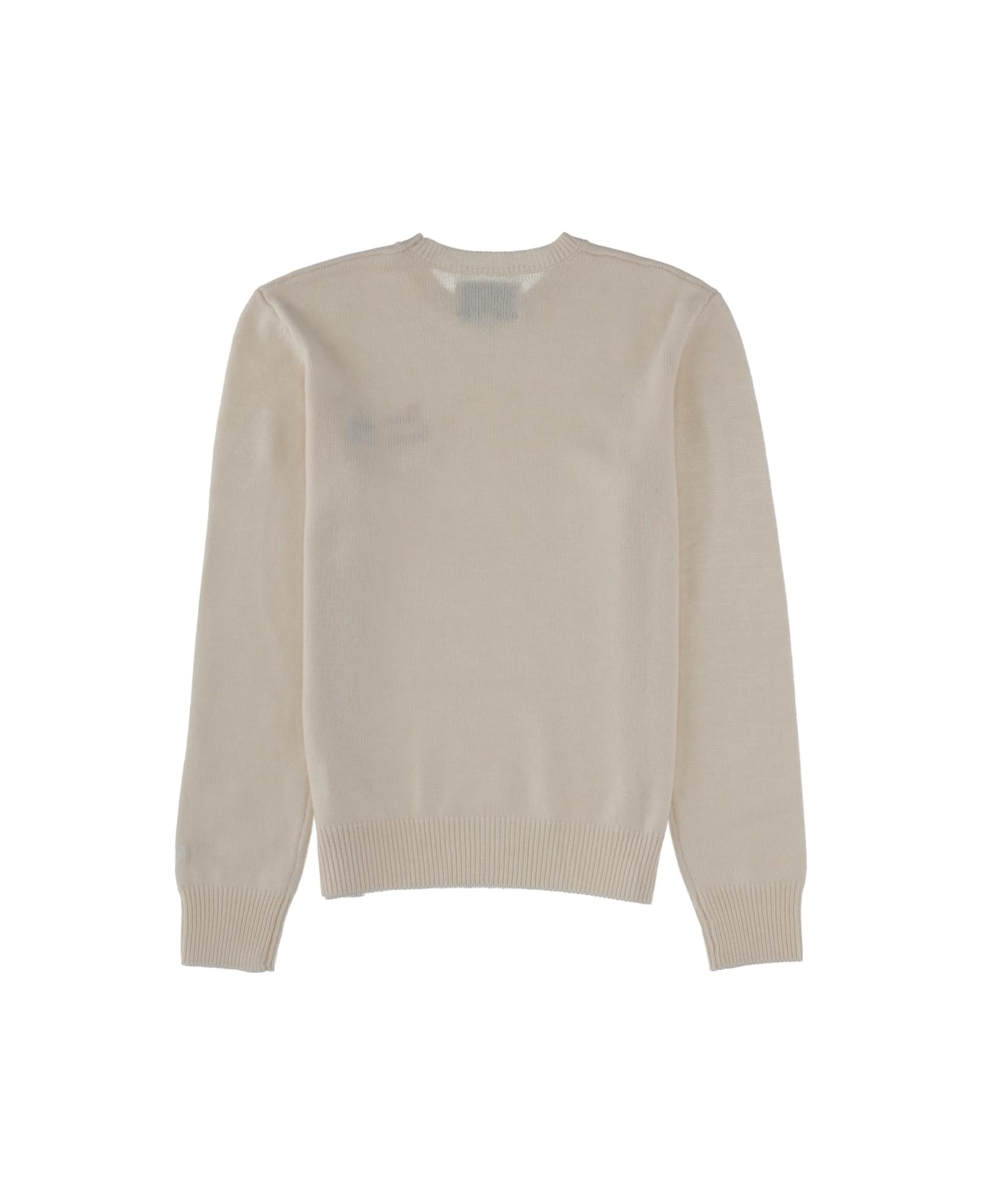 MC2 Saint Barth "new Queen" Jersey With Embroidery - IVORY