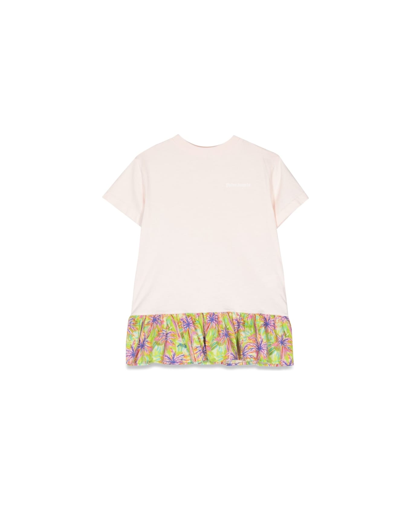 Palm Angels Ruffles Teedress - PINK