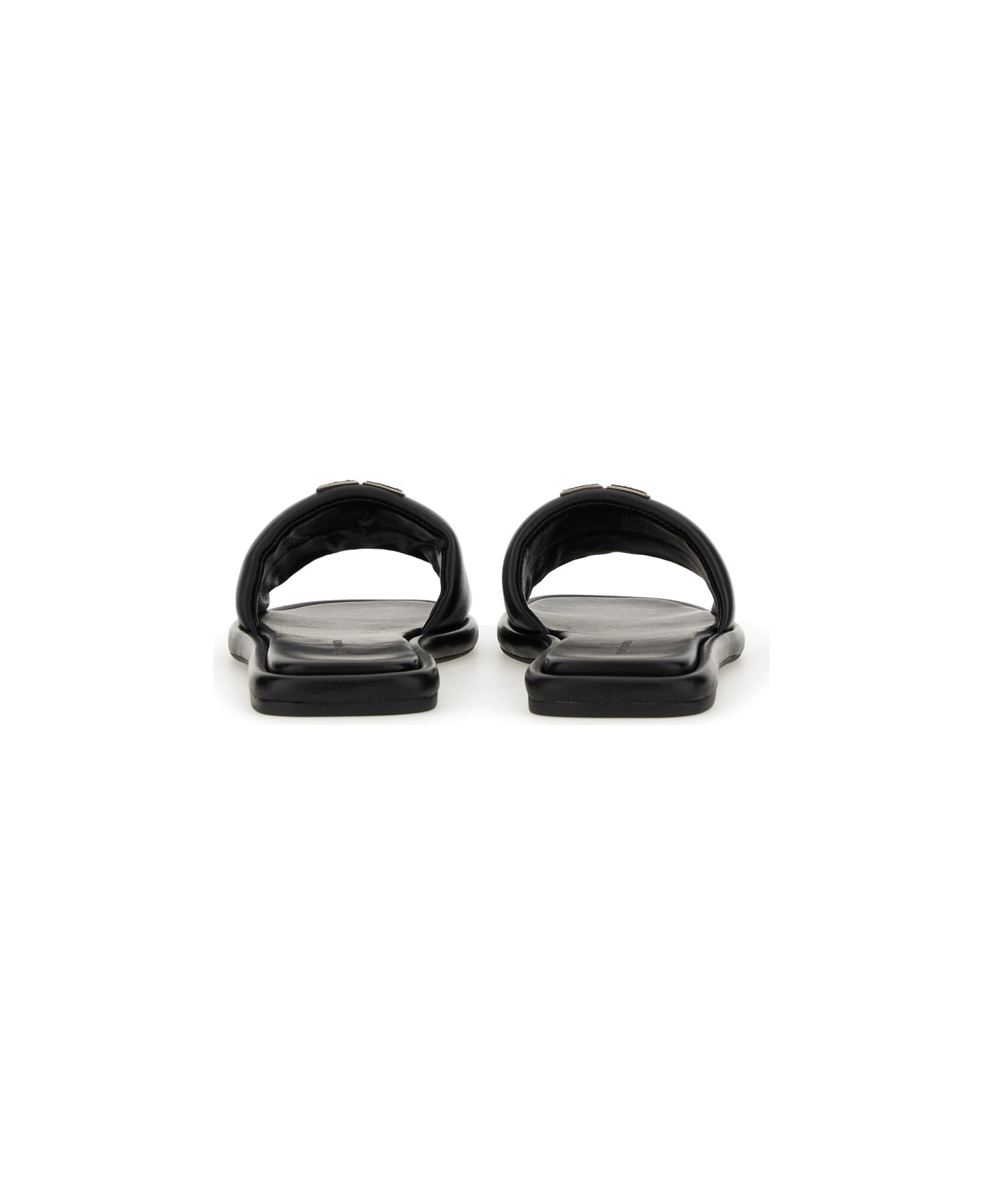 Tory Burch Sandalo Slider Sportivo A Doppia T - BLACK
