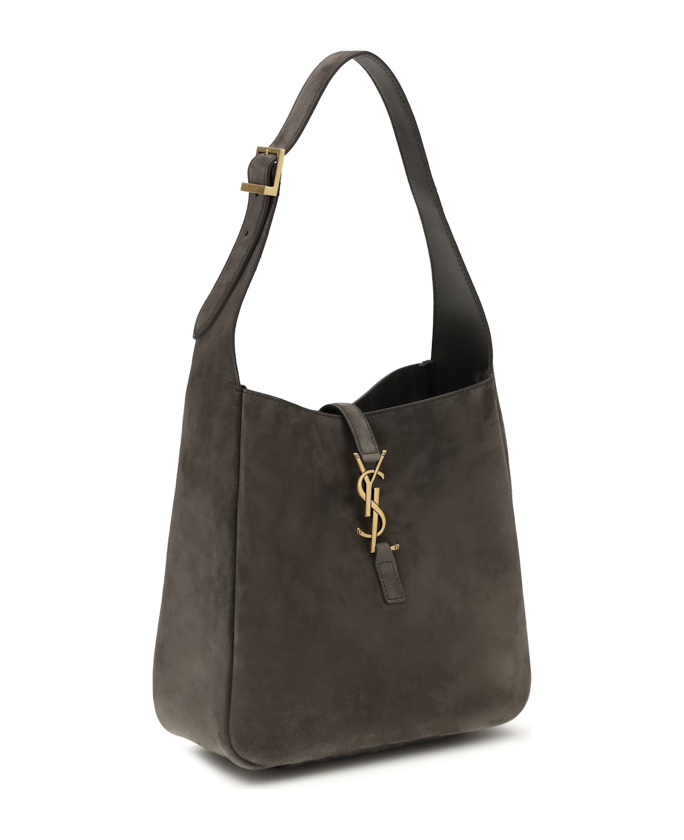 Saint Laurent Le 5 à 7 Small Suede Shoulder Bag