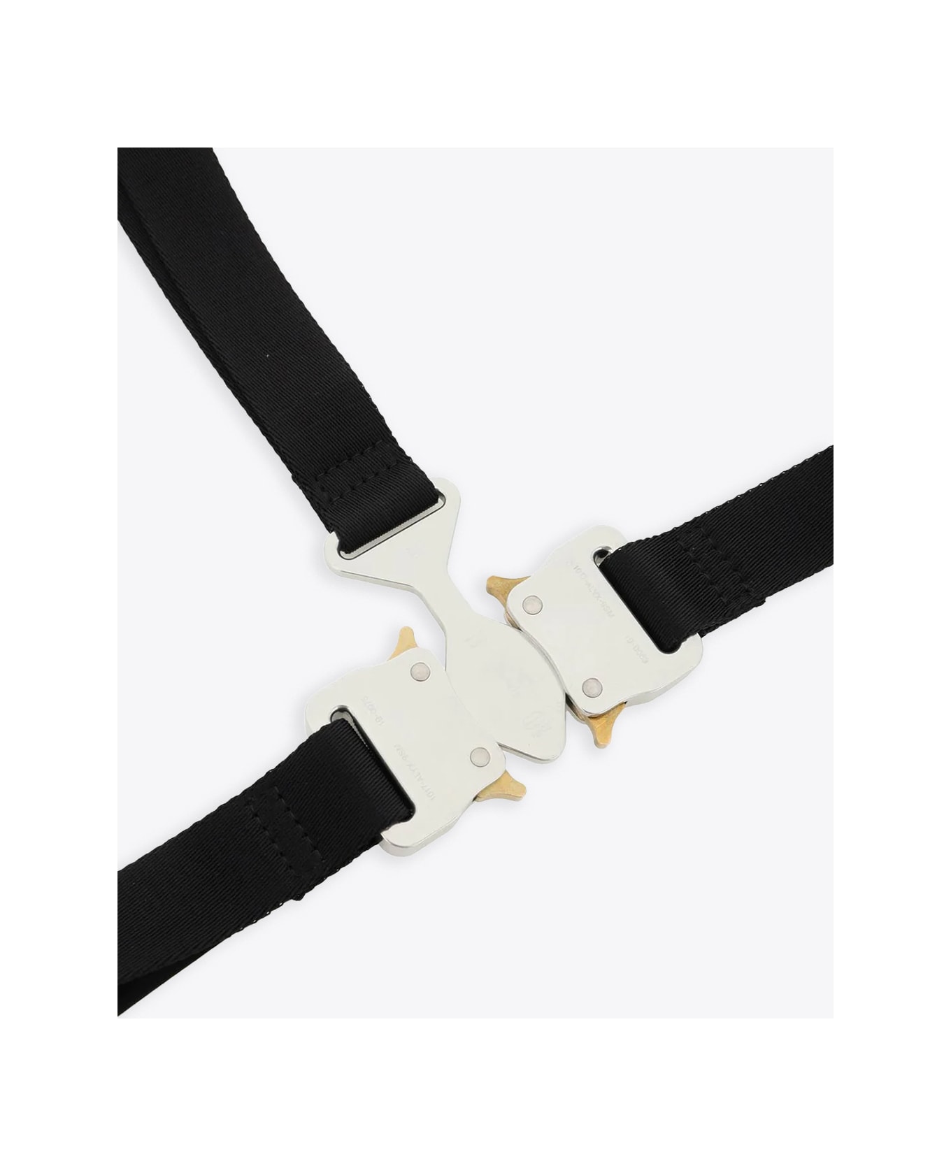 1017 ALYX 9SM Tri-buckle Chest Harness Black harness with metal buckle - Tri-buckle chest harness ì - Nero