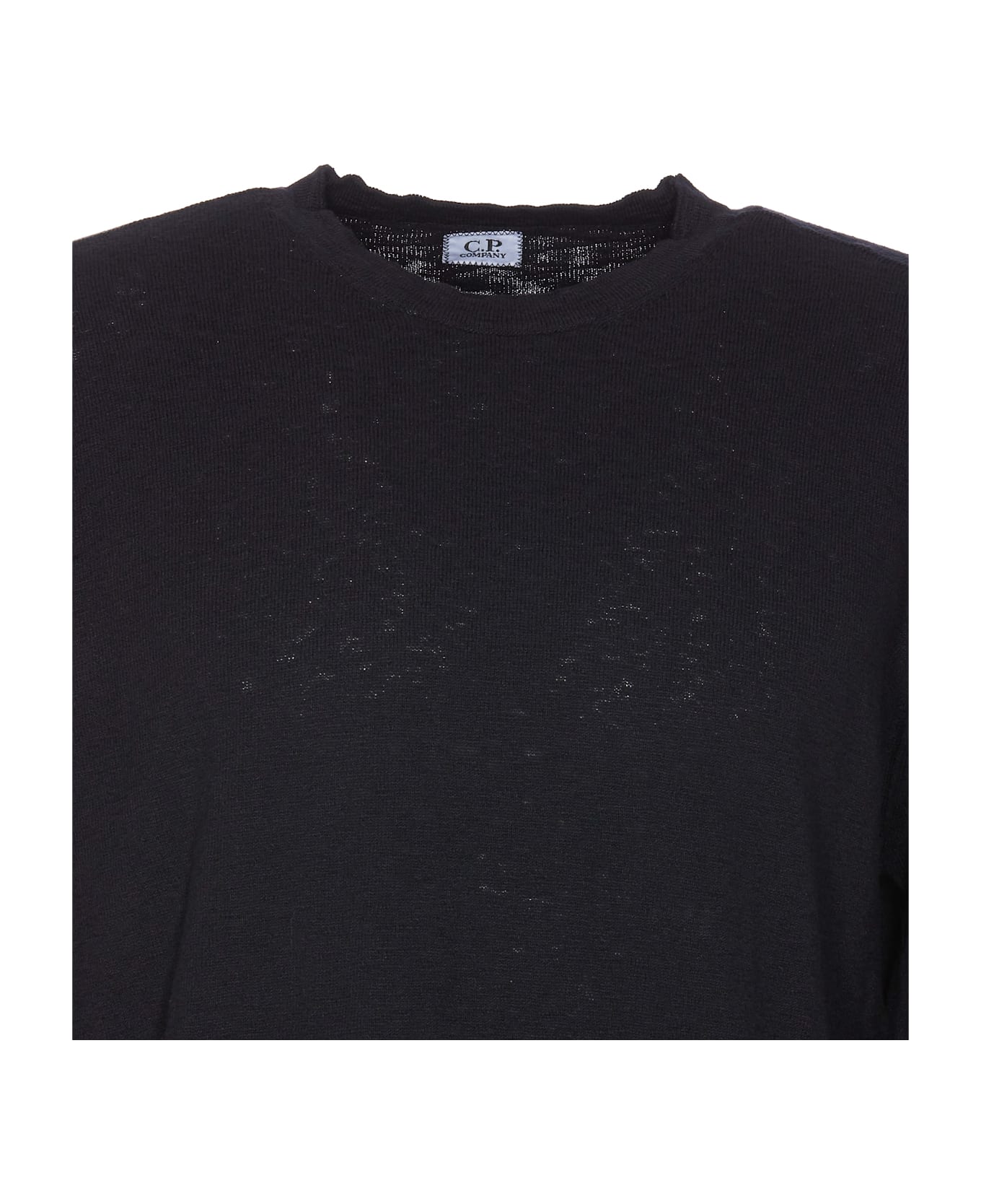 【送料&関税込】C.P. Company Logo Sweater C.P. Company logo-patch Sweater | Blue | FARFETCH