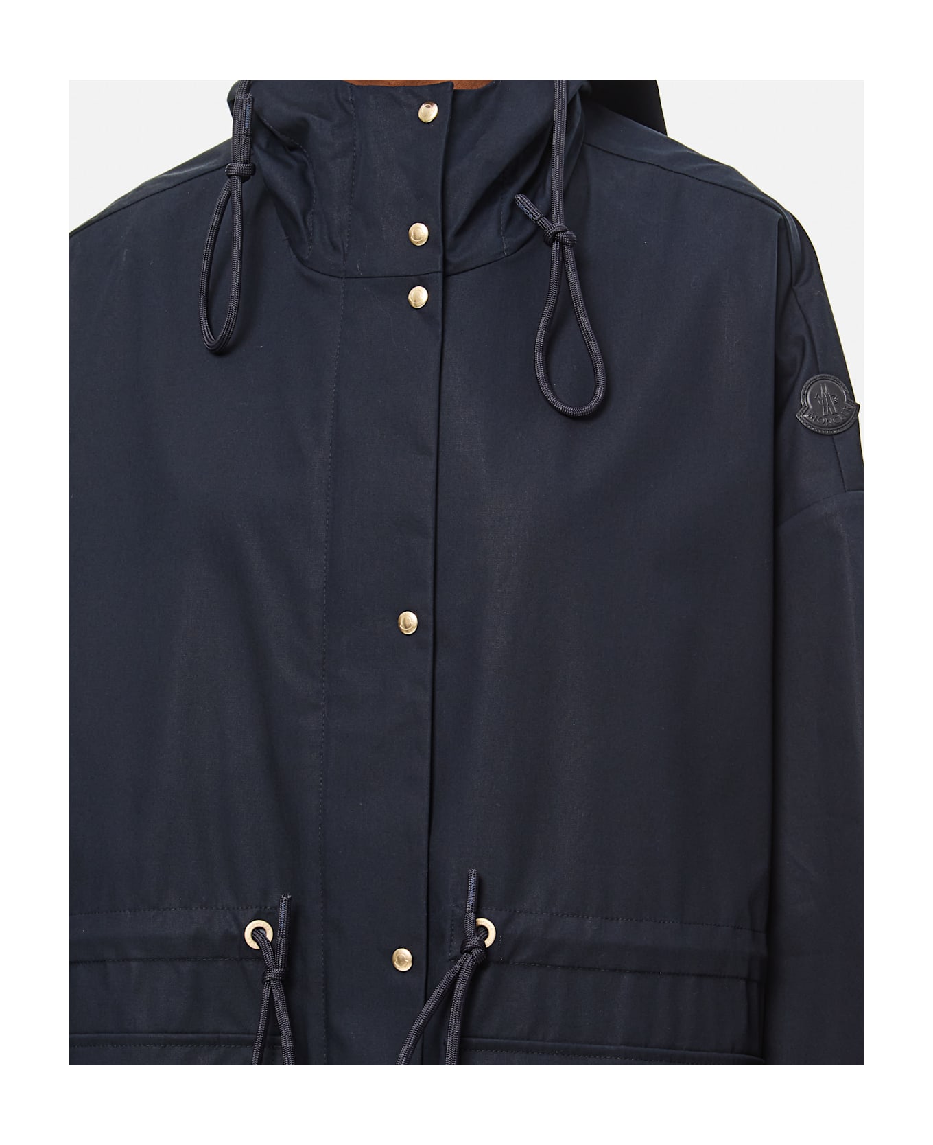 Moncler Short Parka - Blue