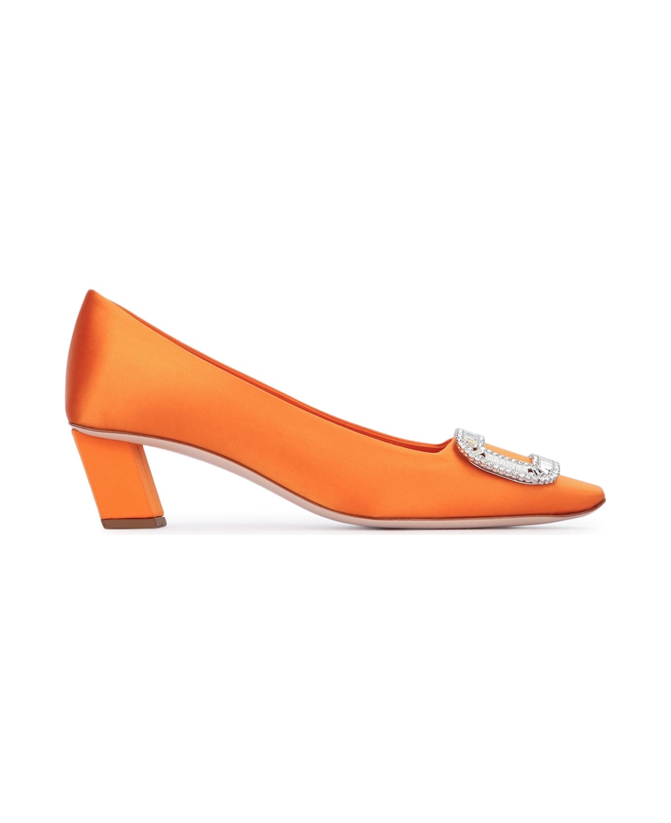 Roger Vivier Belle Vivier Buckle Strass T45 - ARANCIOCHIARO