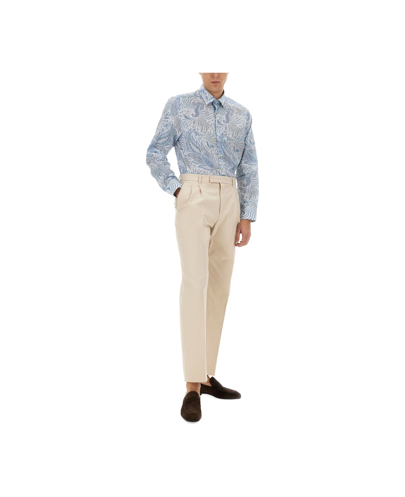 Etro Cotton Shirt - AZURE