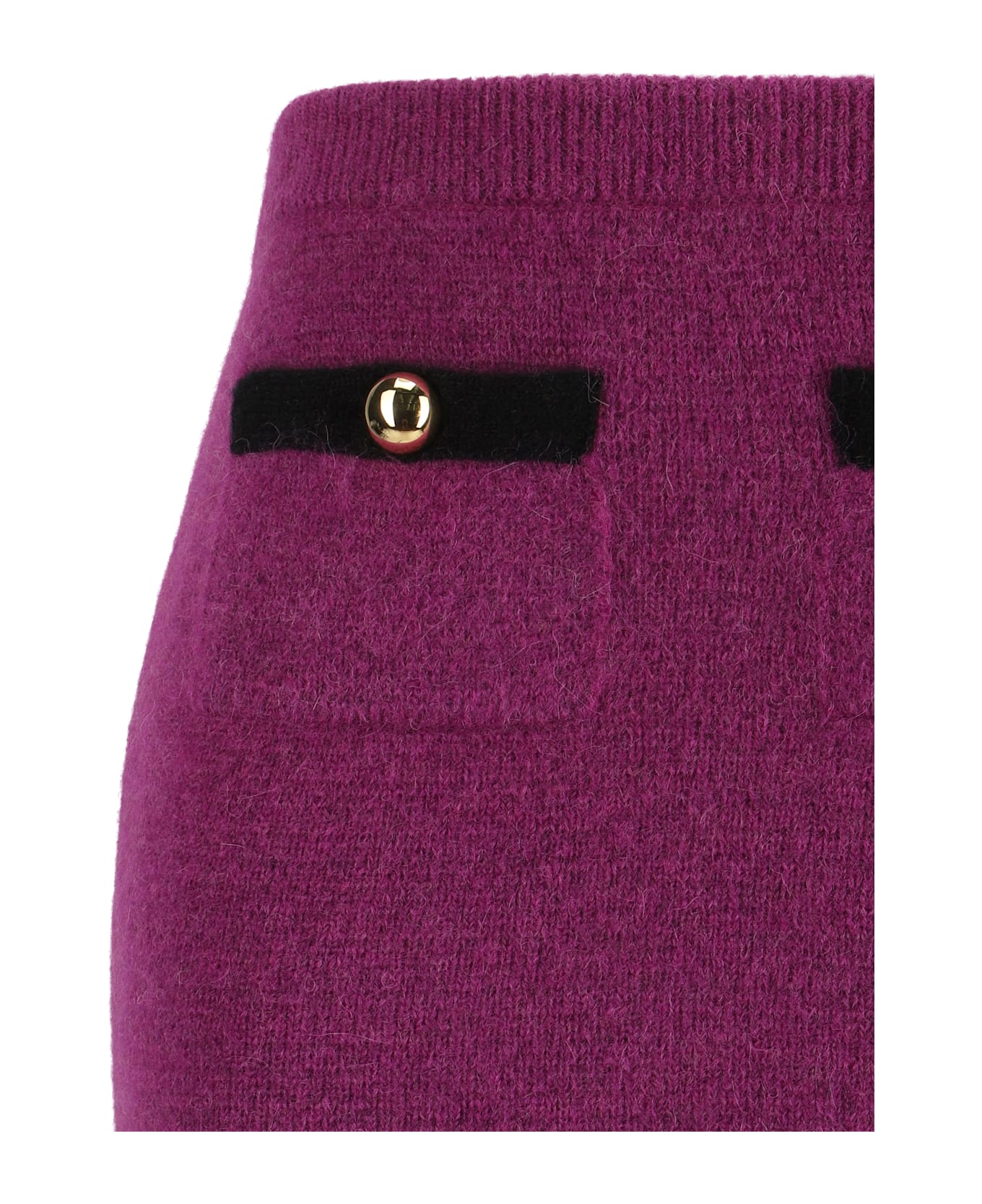 Alessandra Rich Mini Skirt - Cyclamen