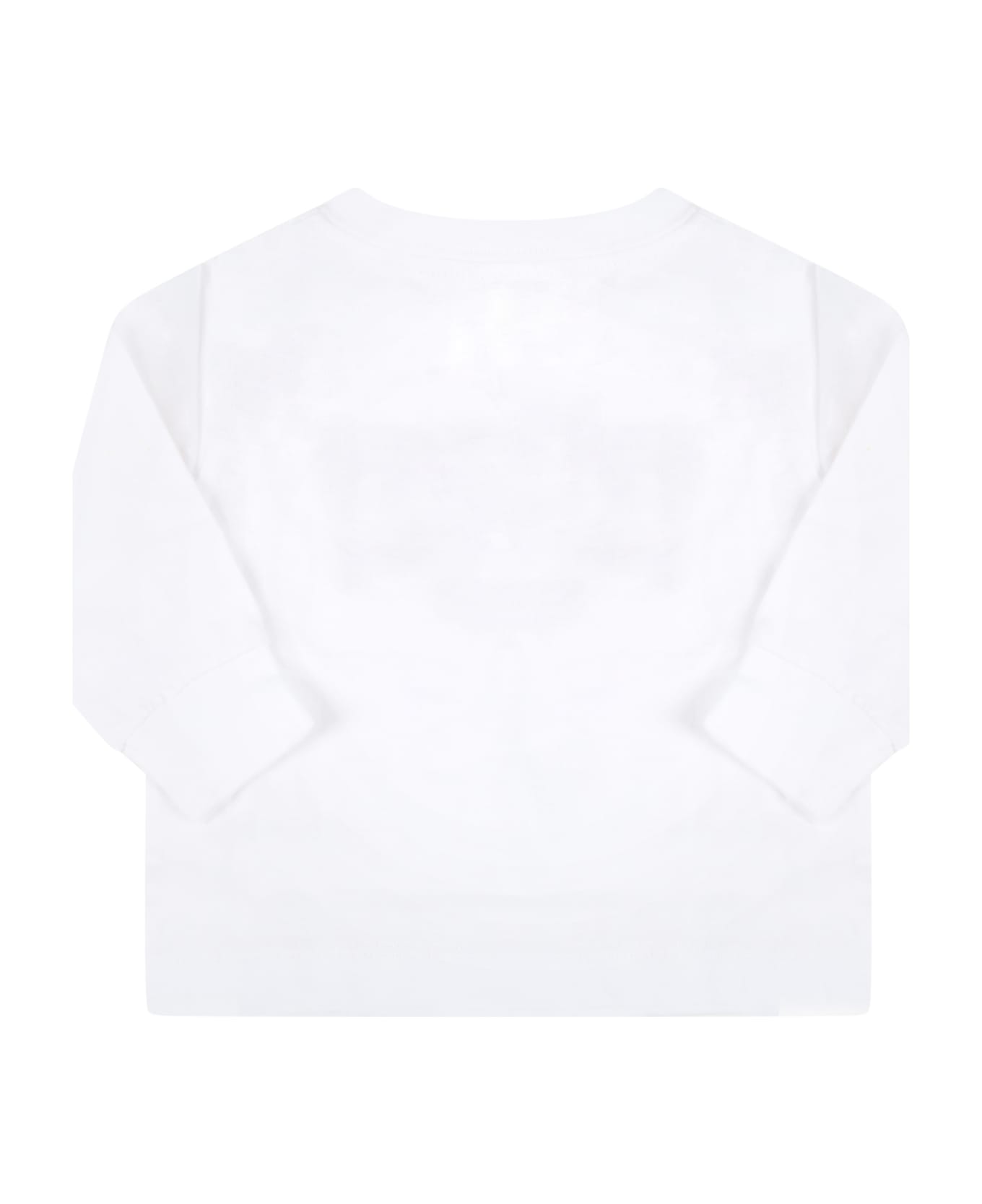 Levi's White T-shirt For Baby Kids With Logo - White Tシャツ＆ポロシャツ