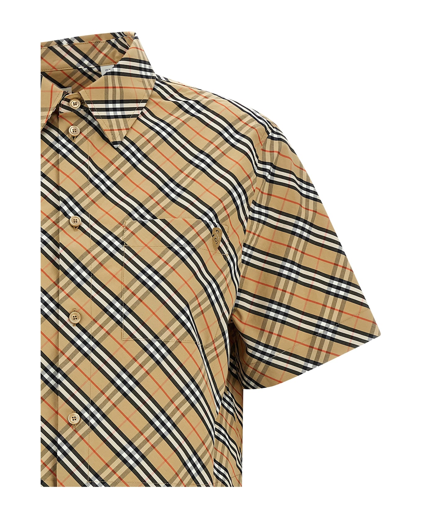 Burberry 
b Shield
 Check Shirt - Multicolor