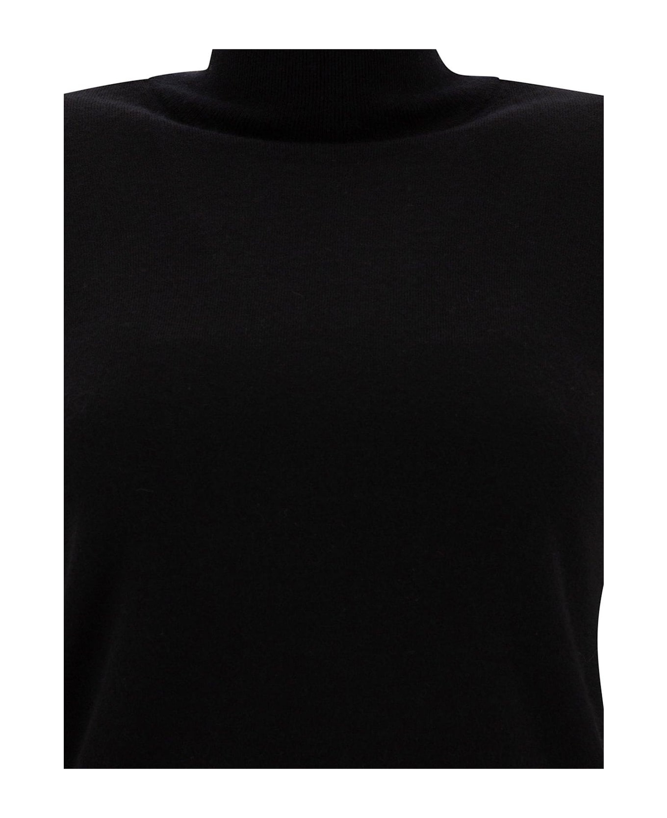 Max Mara Turtleneck Long-sleeved Jumper - Black