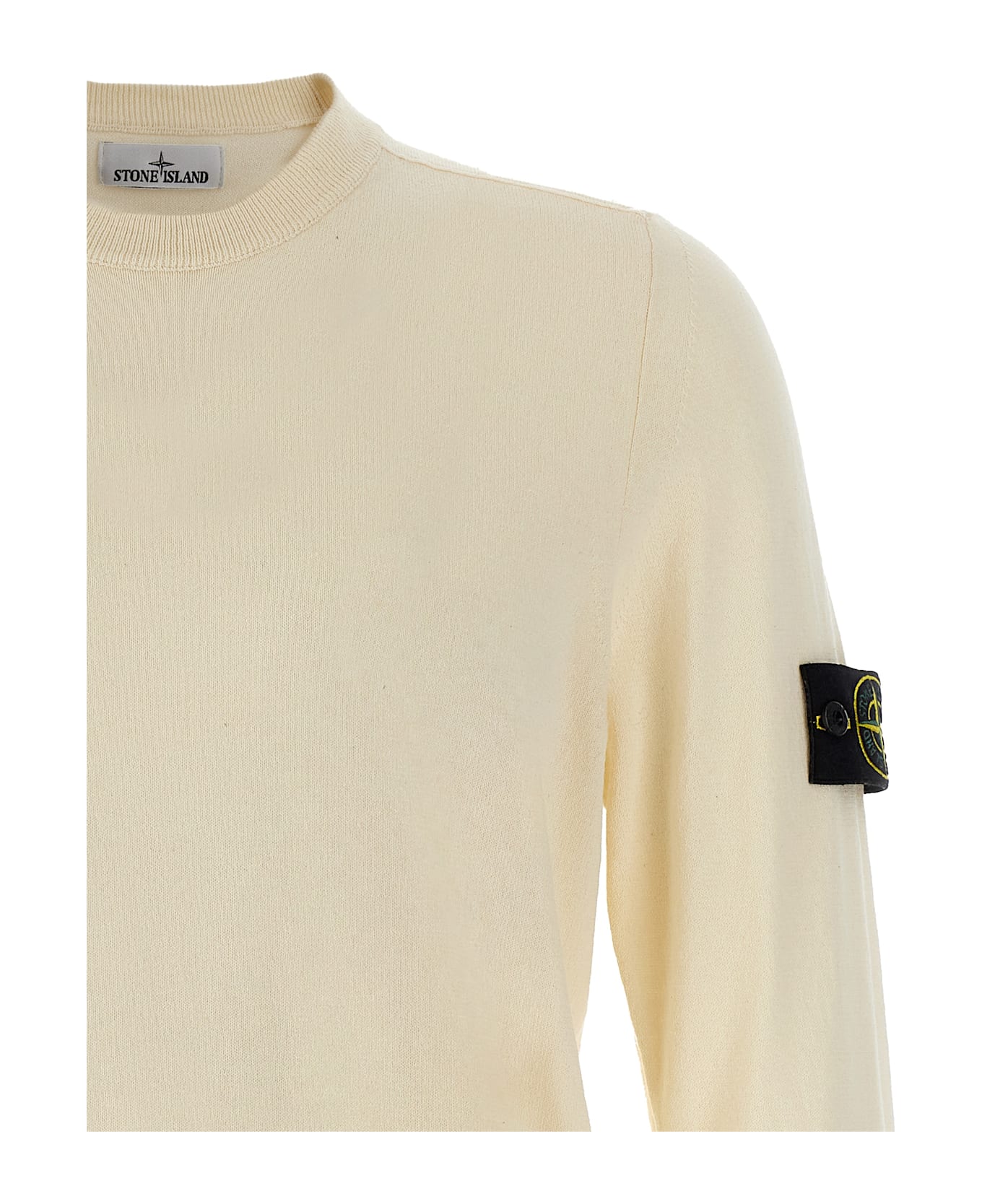 Stone Island Round-neck Sweater - Avorio