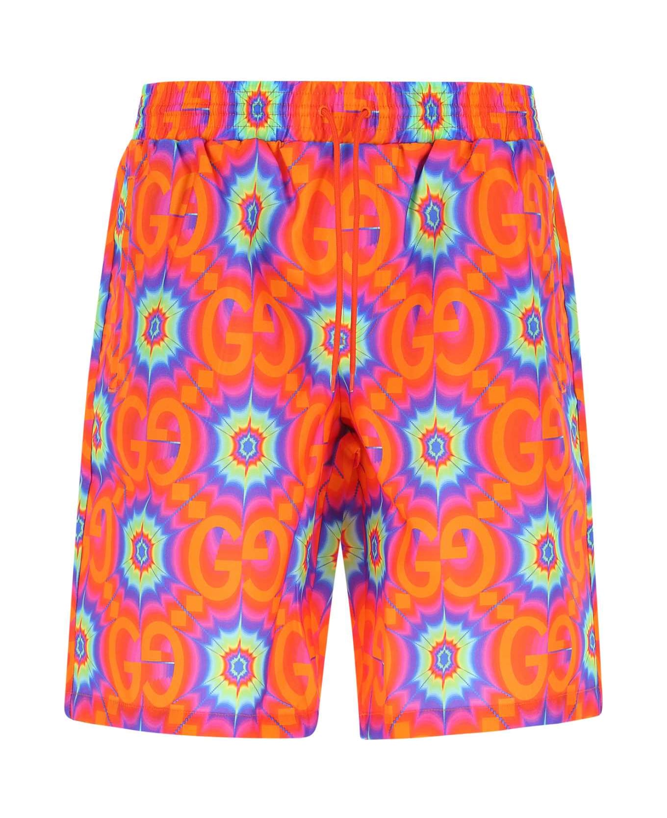 Gucci Printed Nylon Swimming Shorts - 7098
