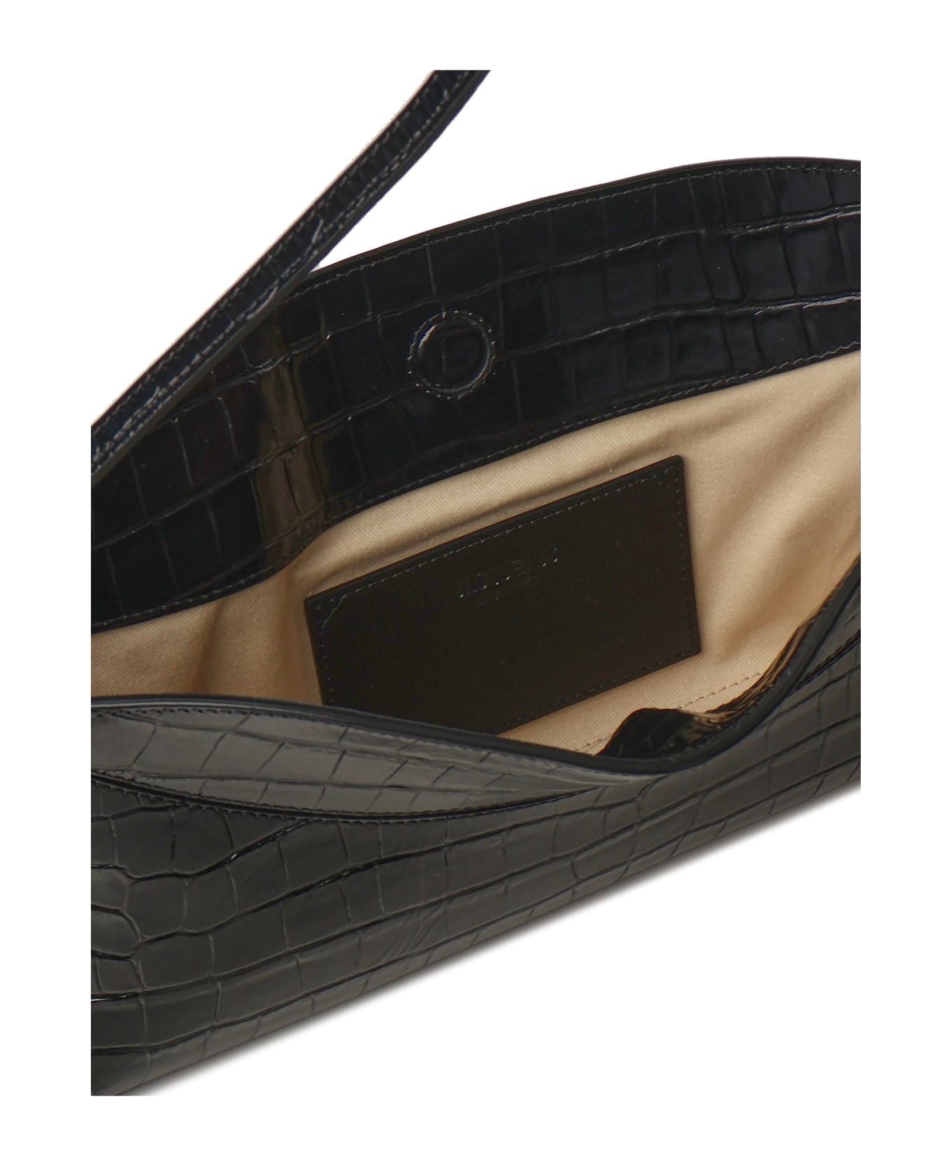 Jacquemus 
la Pochette Ovalo
 Shoulder Bag - Black