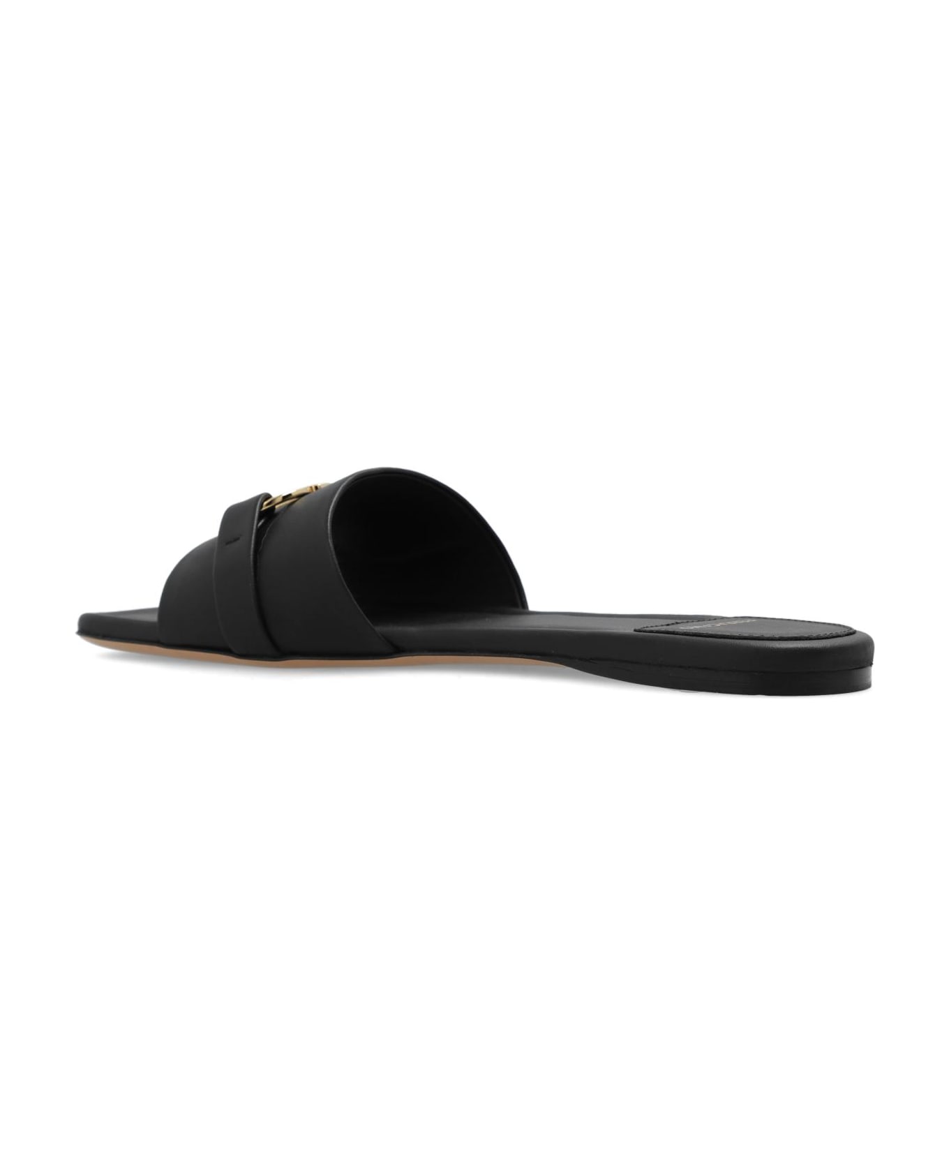 Ferragamo 'leah' Slides - Black