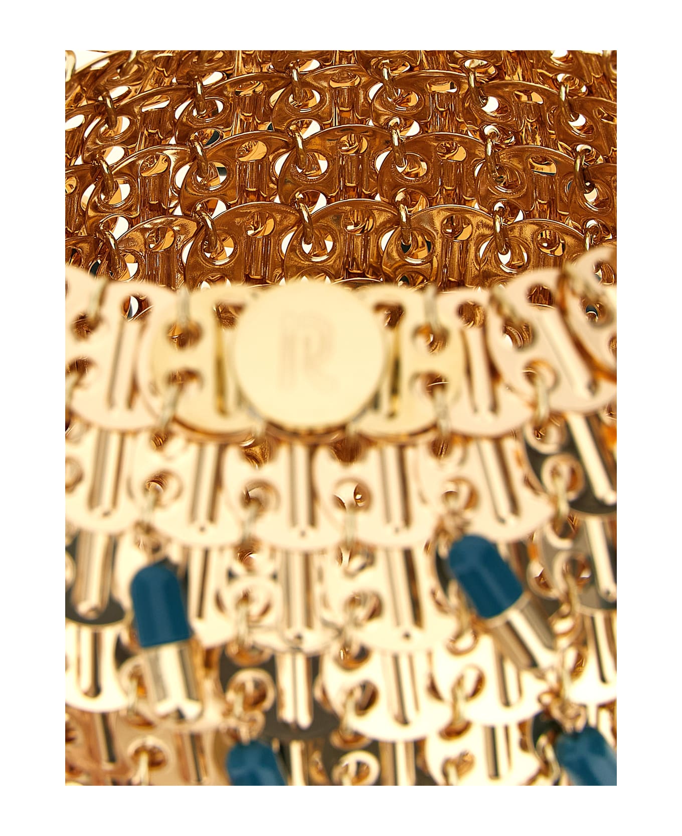 Paco Rabanne 
1969 Ball Pils
 Handbag - Gold