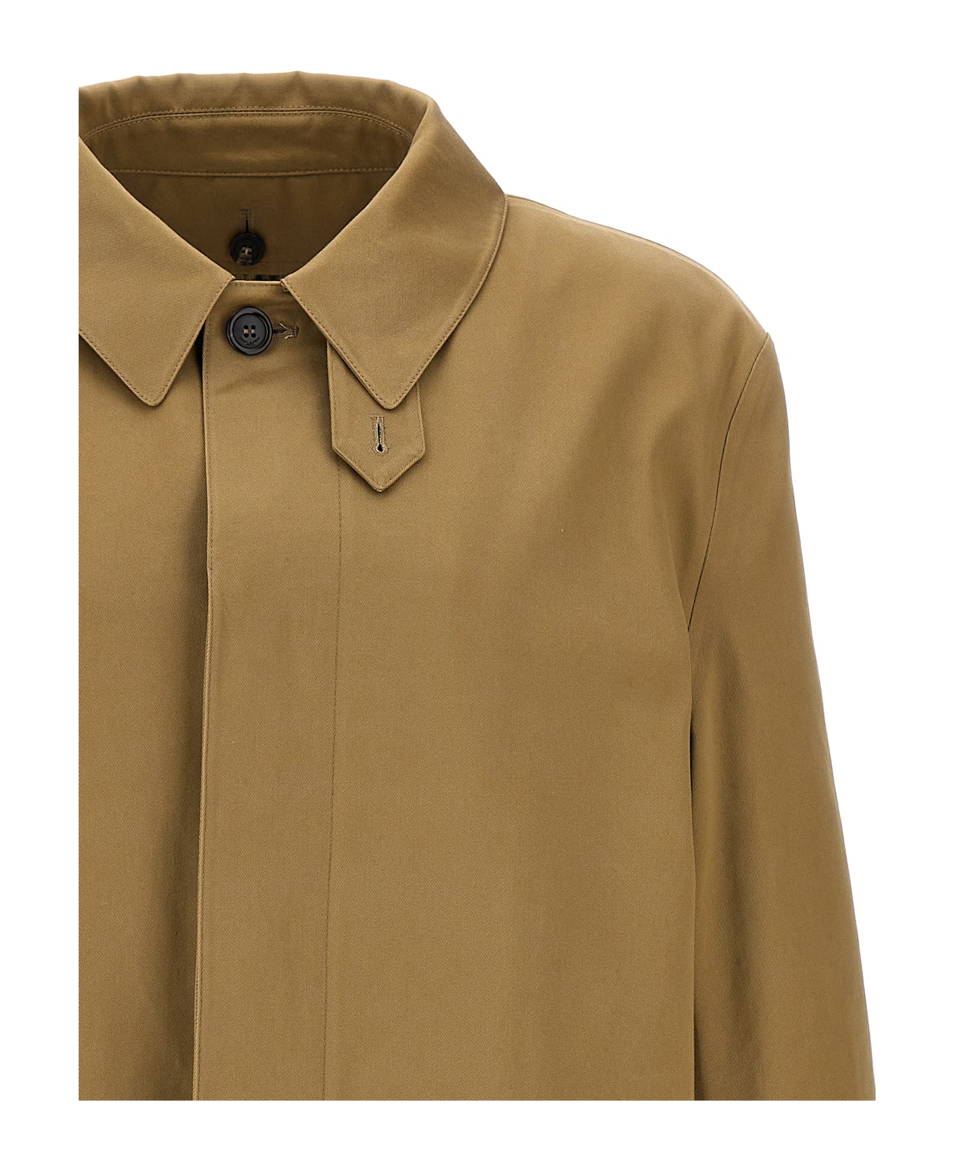 Saint Laurent 'mackintosh' Trench Coat - Beige