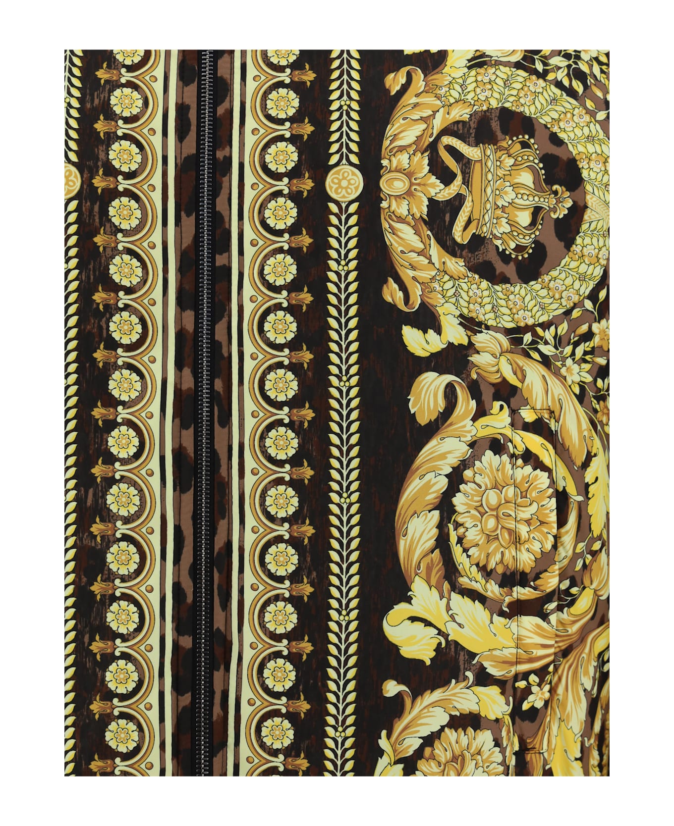 Versace Reversible Jacket - Chestnut+gold