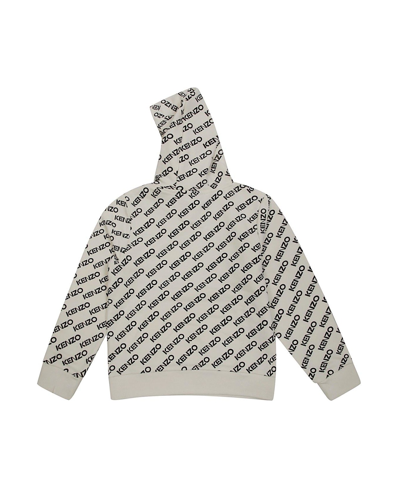 Kenzo All-over Printed Hoodie - KENZO AVORIO