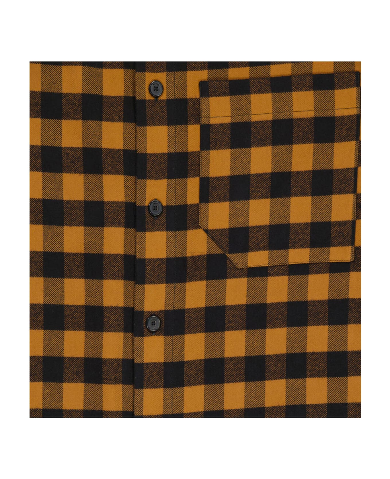 Kenzo Flannel Long Shirt - Brown