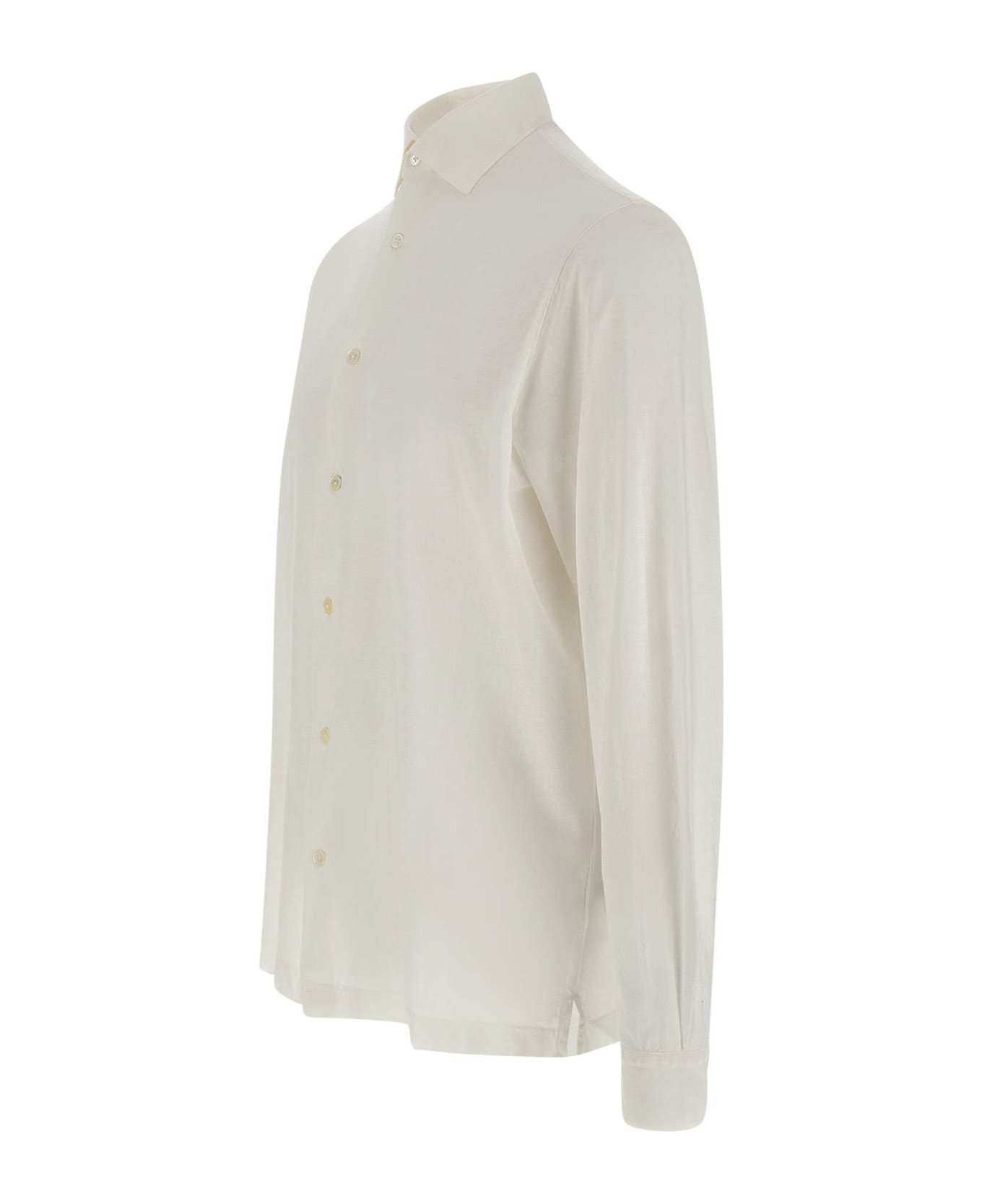 Filippo De Laurentiis Cotton Crepe Shirt - WHITE シャツ