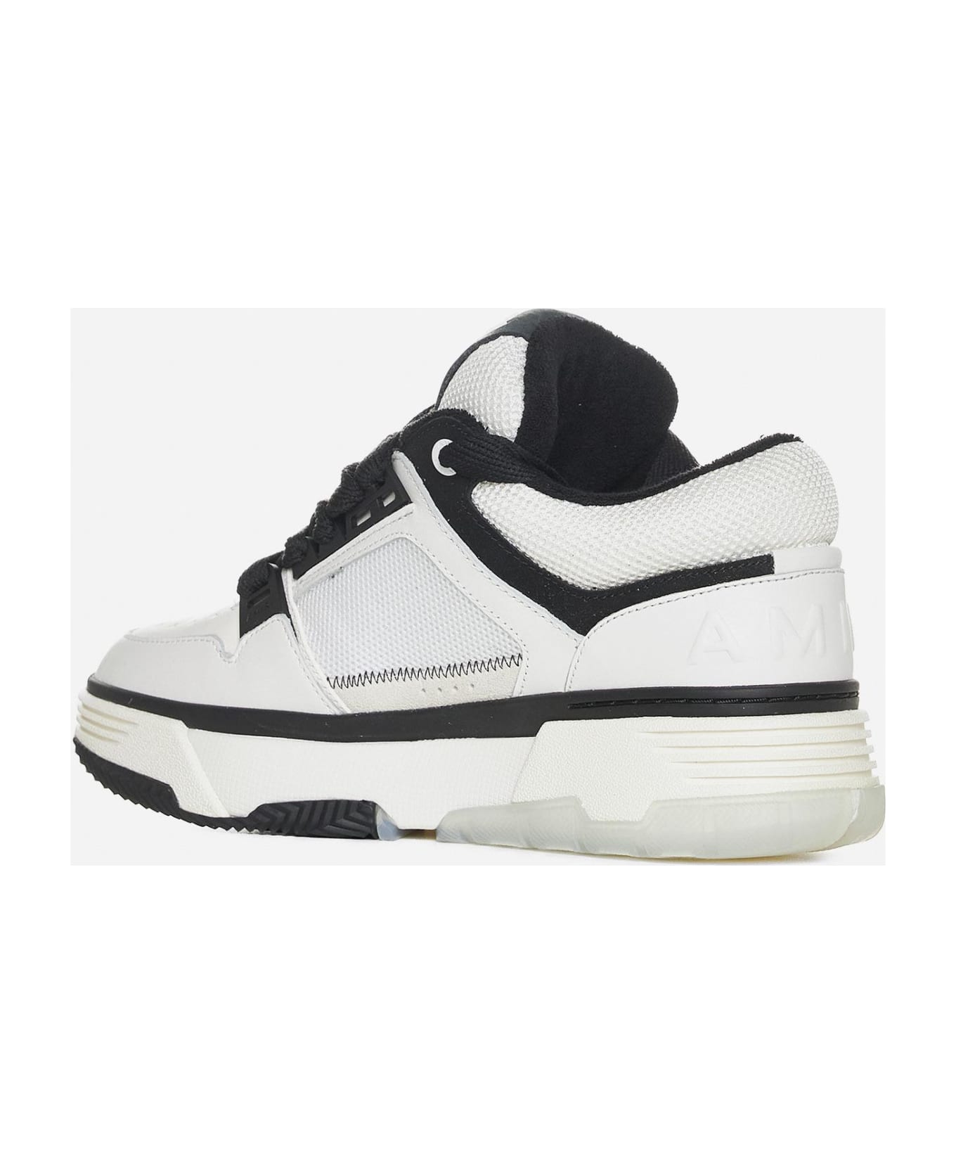 AMIRI Ma-1 Leather And Mesh Sneakers - WHITE