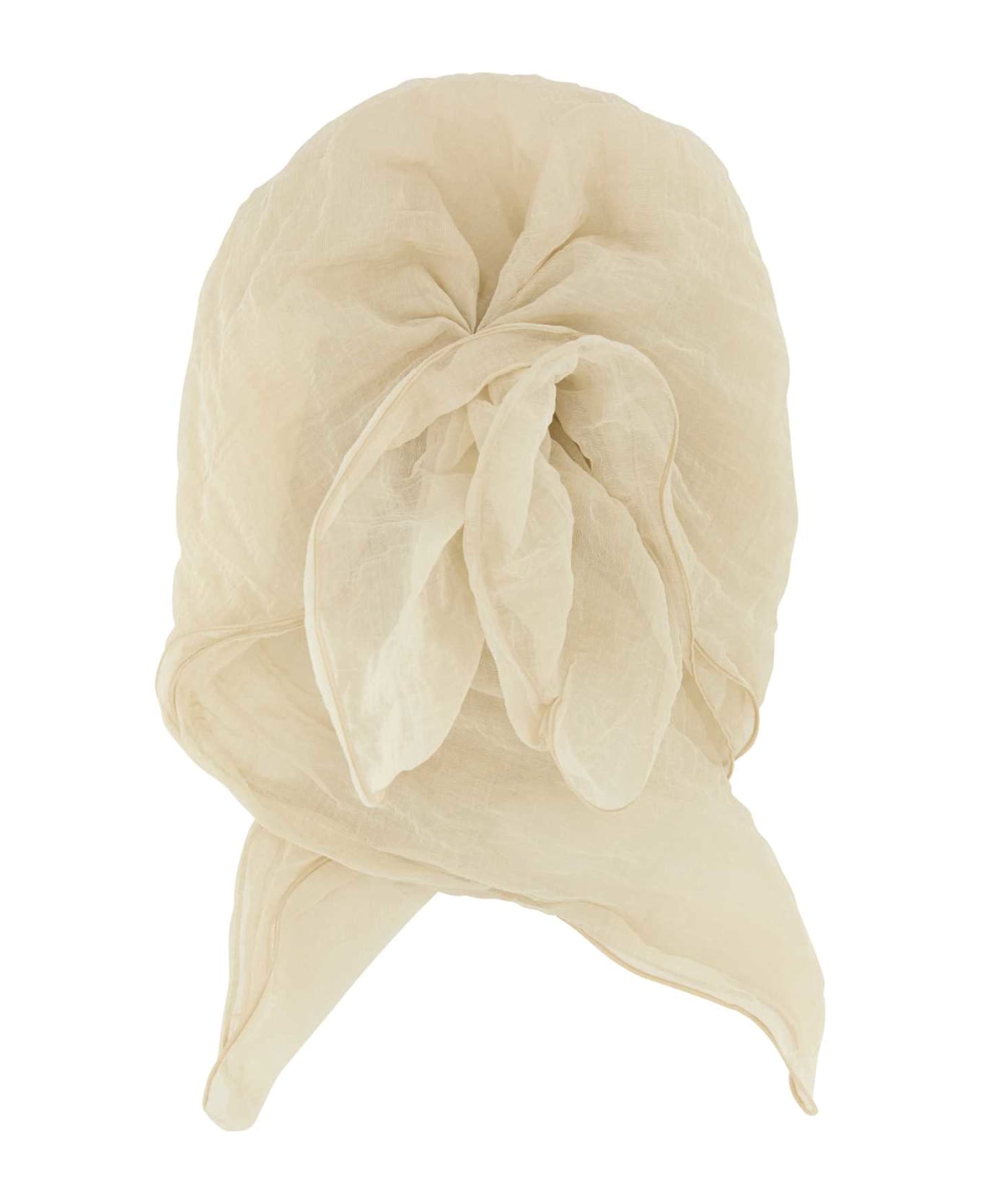 Magda Butrym Sand Cotton Blend Foulard - BEIGE