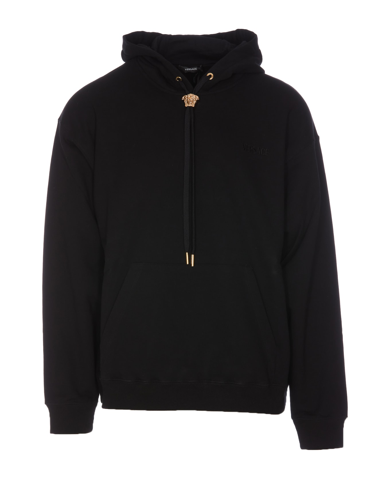 Versace La Medusa Hoodie - BLACK