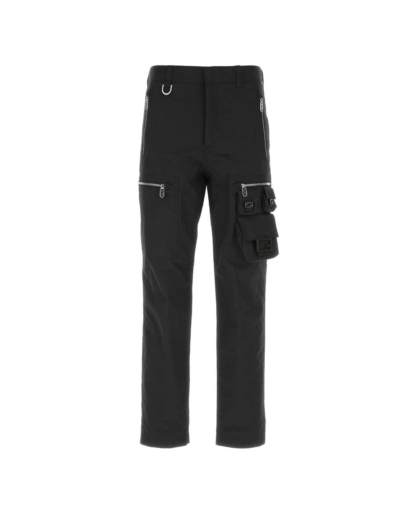 Fendi Zipped Pocket Pants - BLACK ボトムス