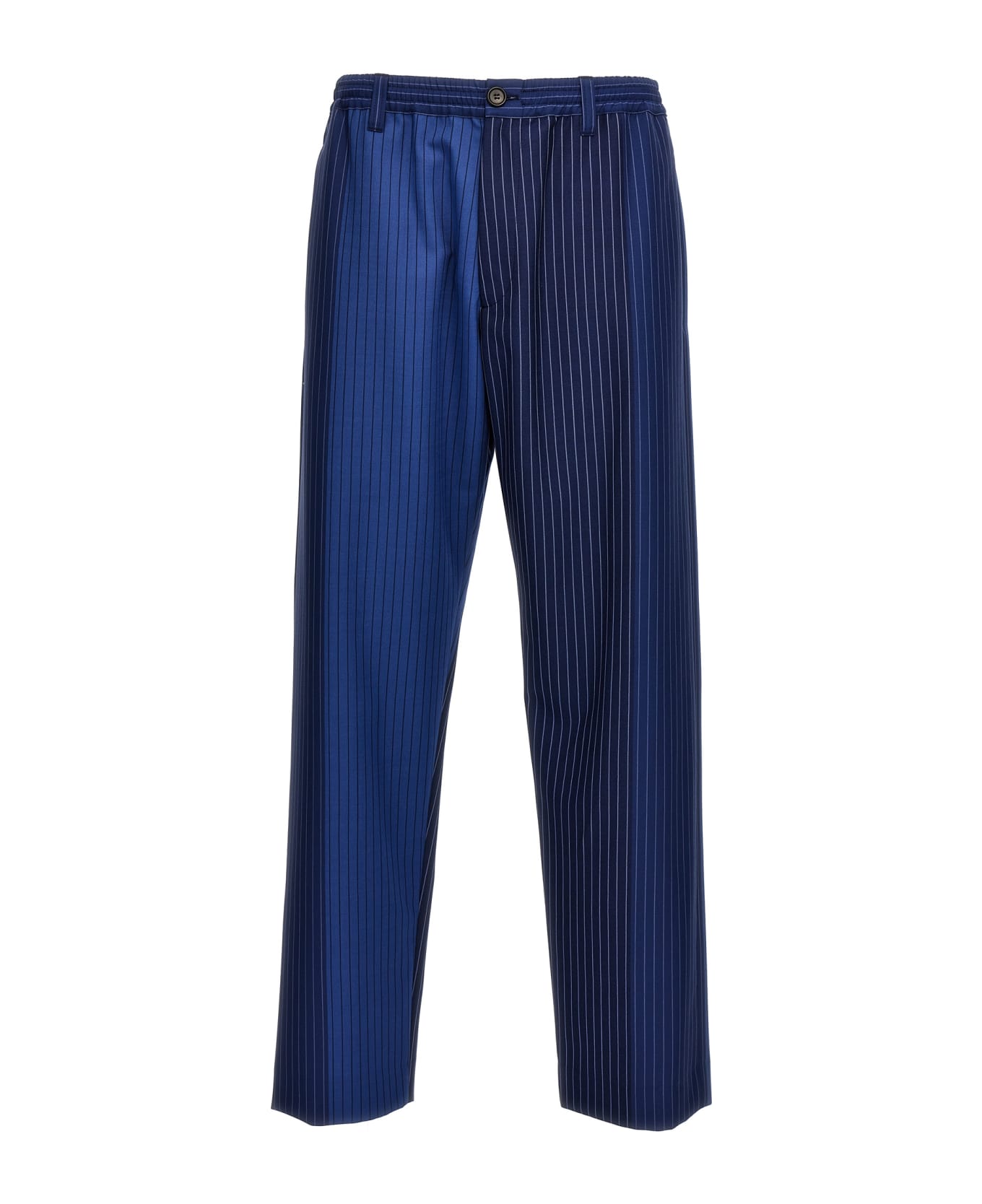 Marni Striped Trousers - Blue ボトムス