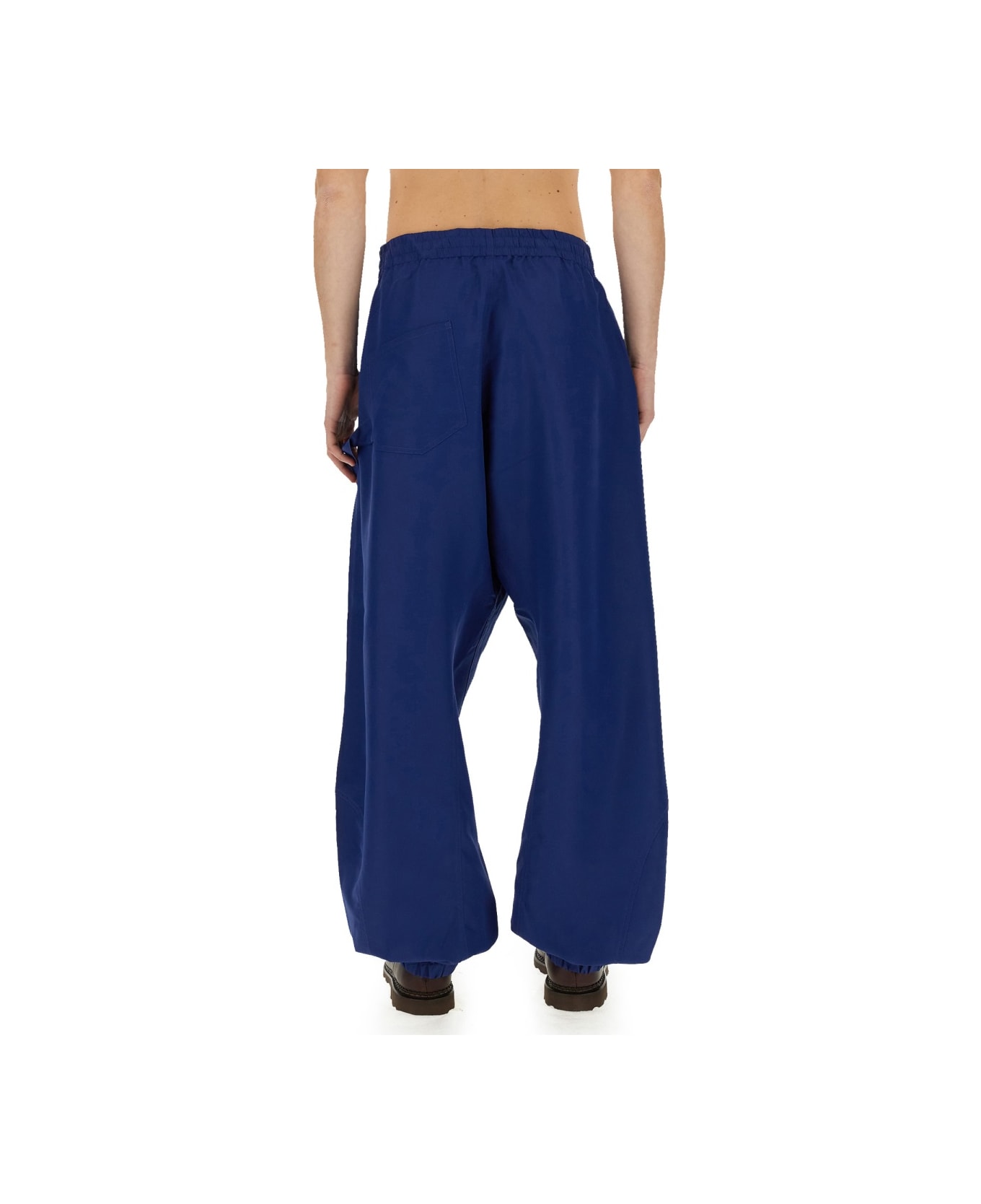 J.W. Anderson Joggers Pants With Logo Anchor - BLUE