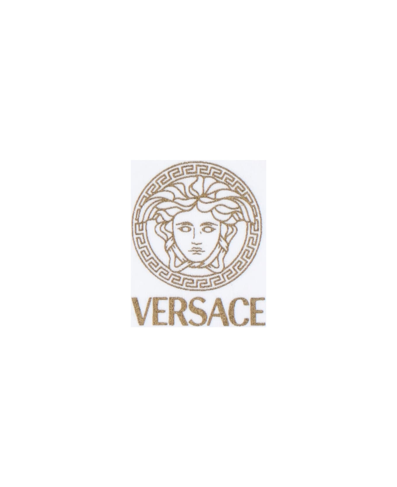 Versace Short-sleeved Crewneck T-shirt - White