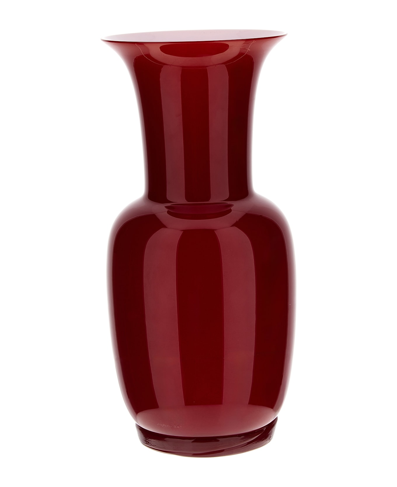 Venini 'opalino' Vase - Red