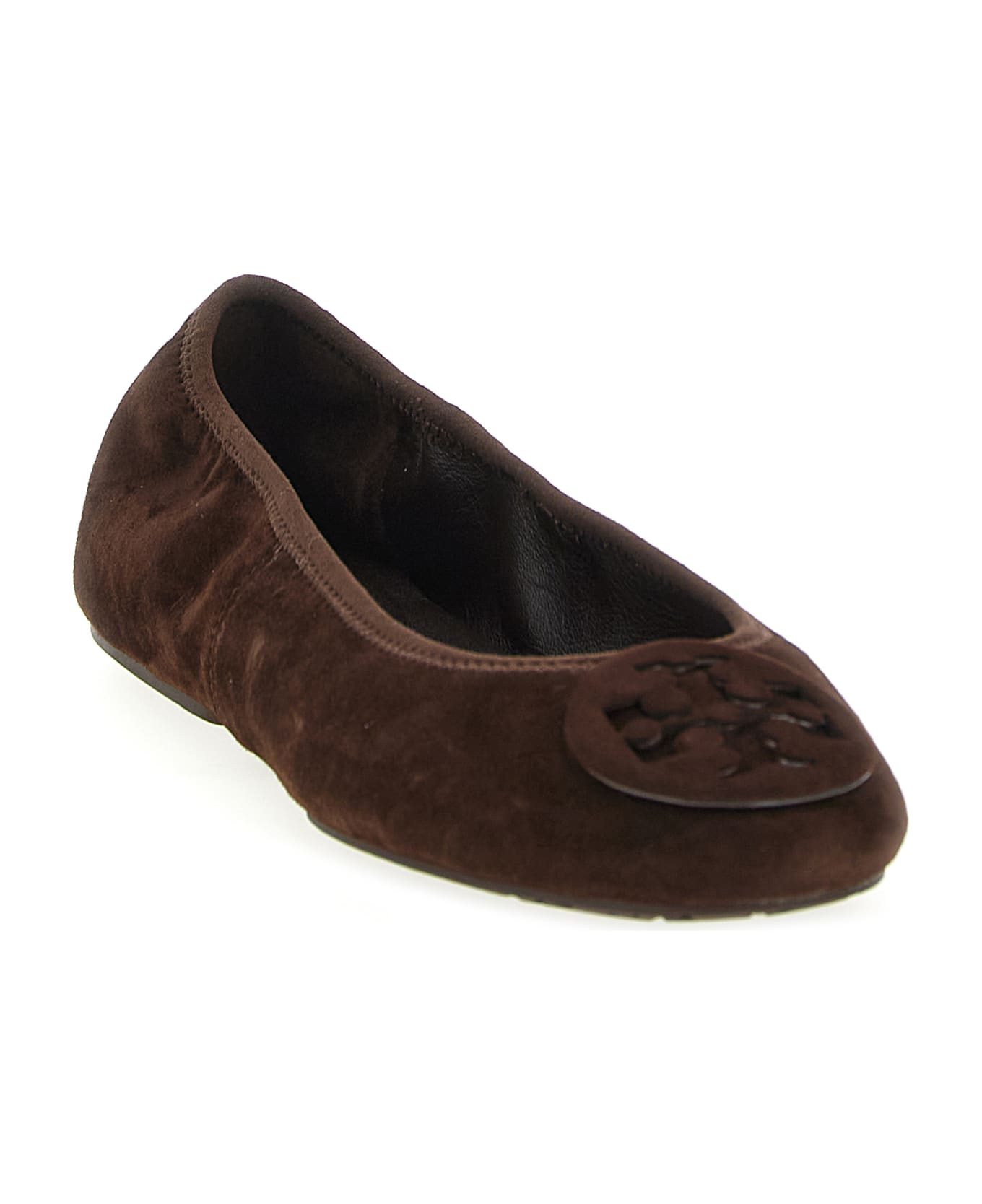Tory Burch 
minnie Travel
 Ballet Flats - BROWN フラットシューズ