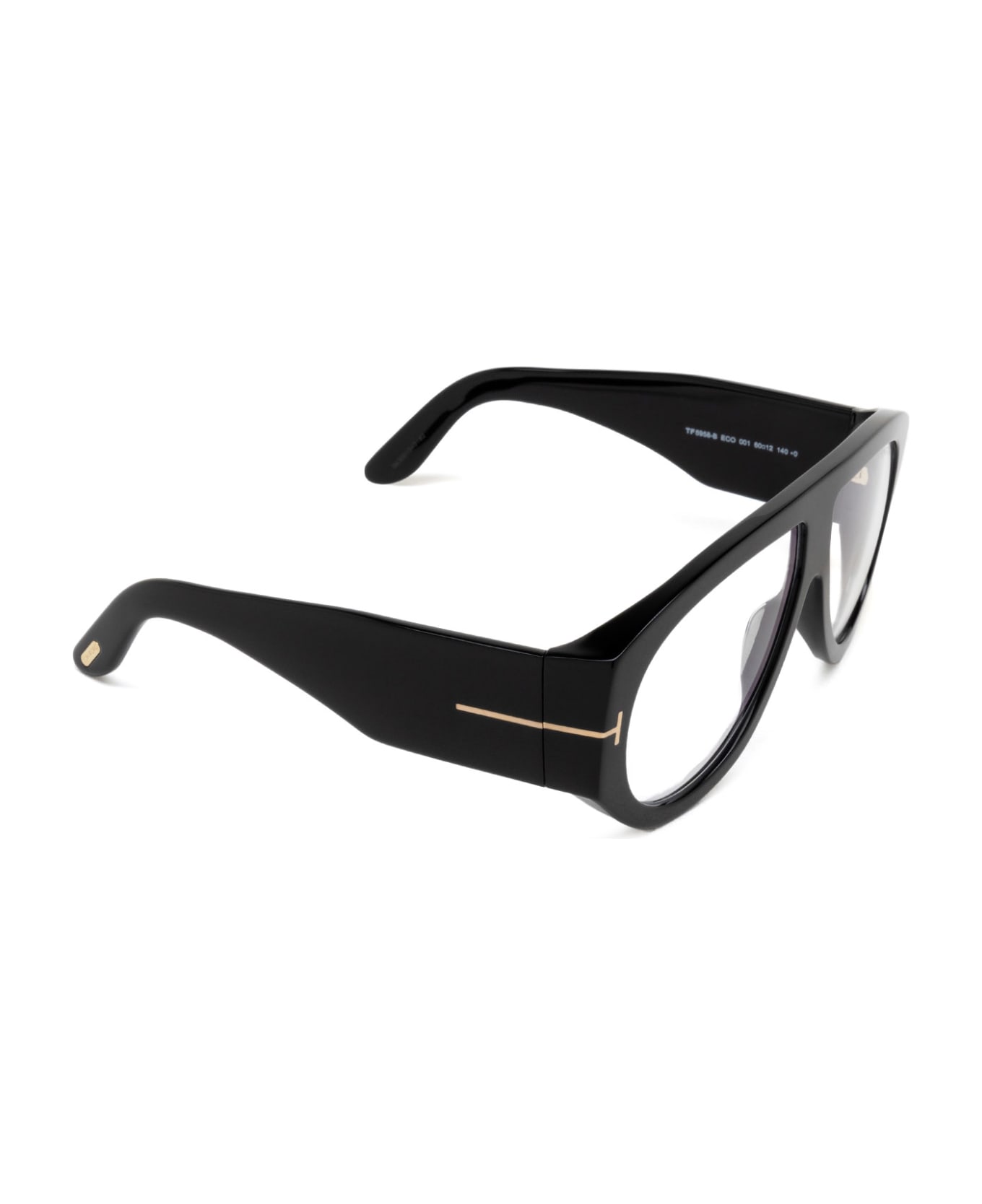 Tom Ford Eyewear Ft5958-b Shiny Black Glasses - Shiny Black