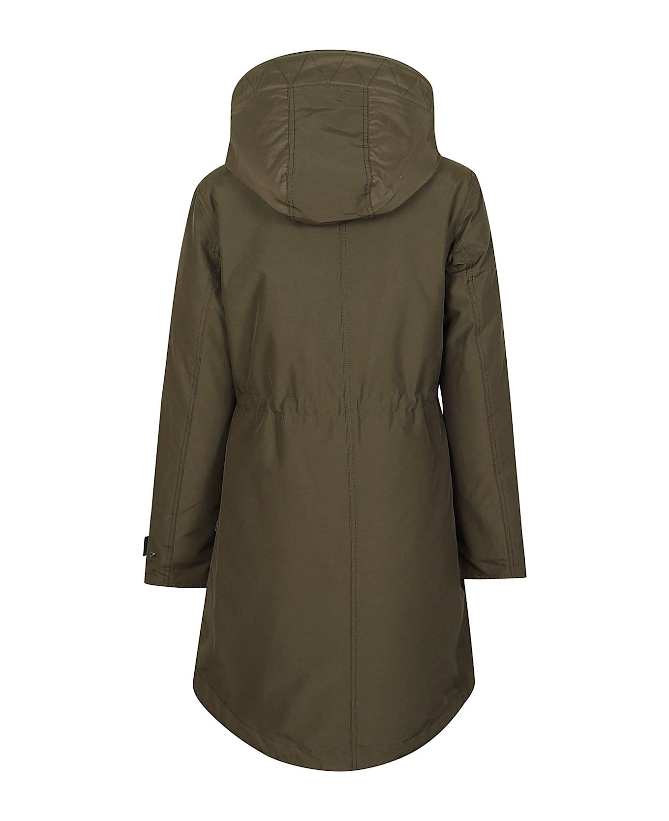 Woolrich Ramar Straight Hem Parka - DARK GREEN