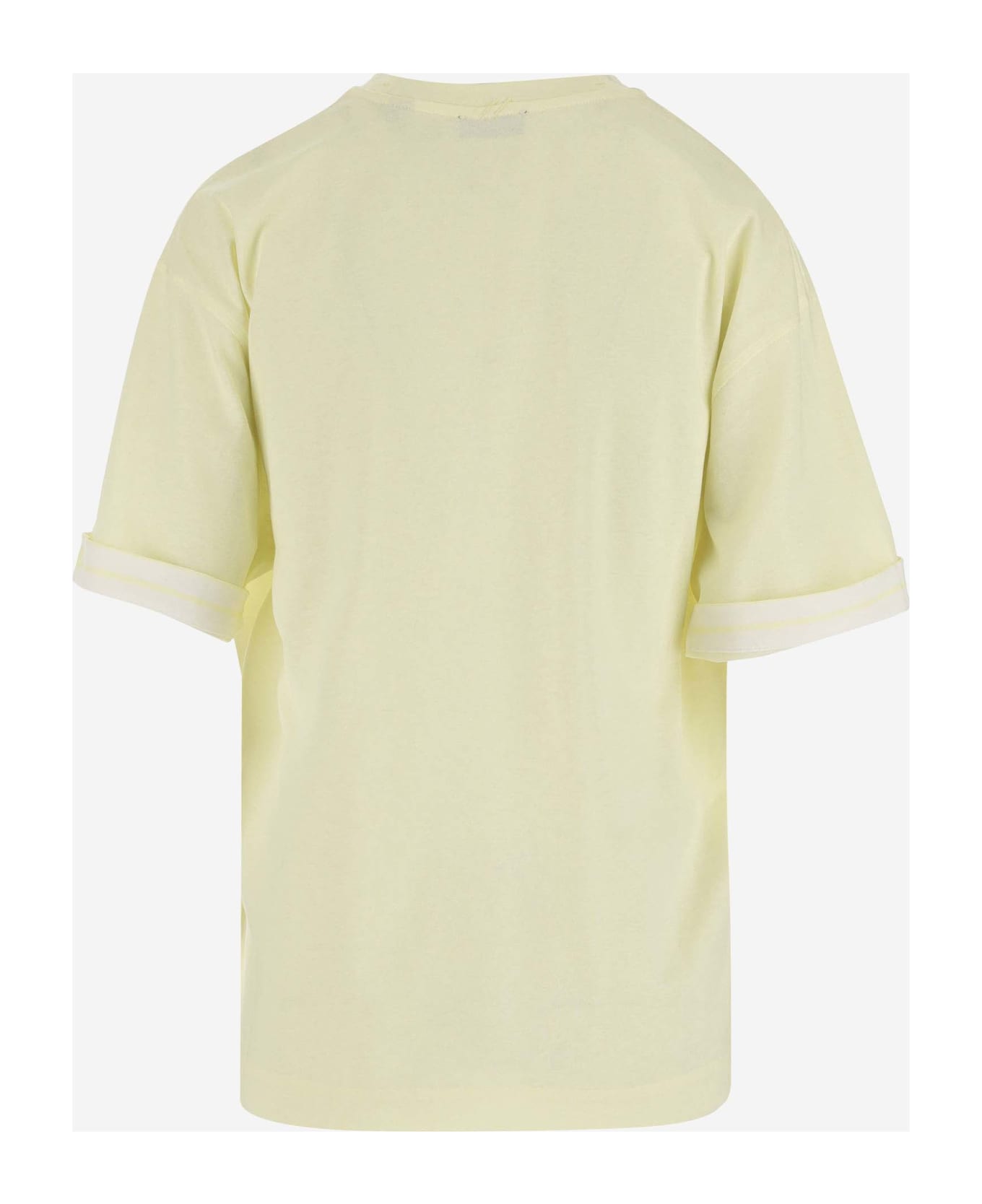 Burberry Cotton T-shirt - Yellow Tシャツ
