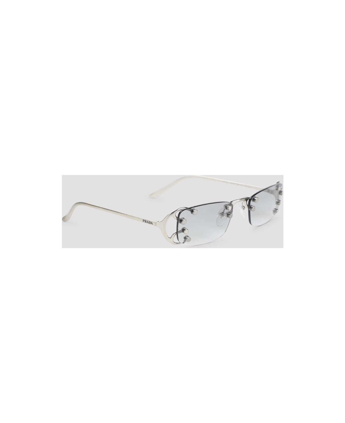 Prada Eyewear Fashion Show Sunglasses - V Argento Nouveau
