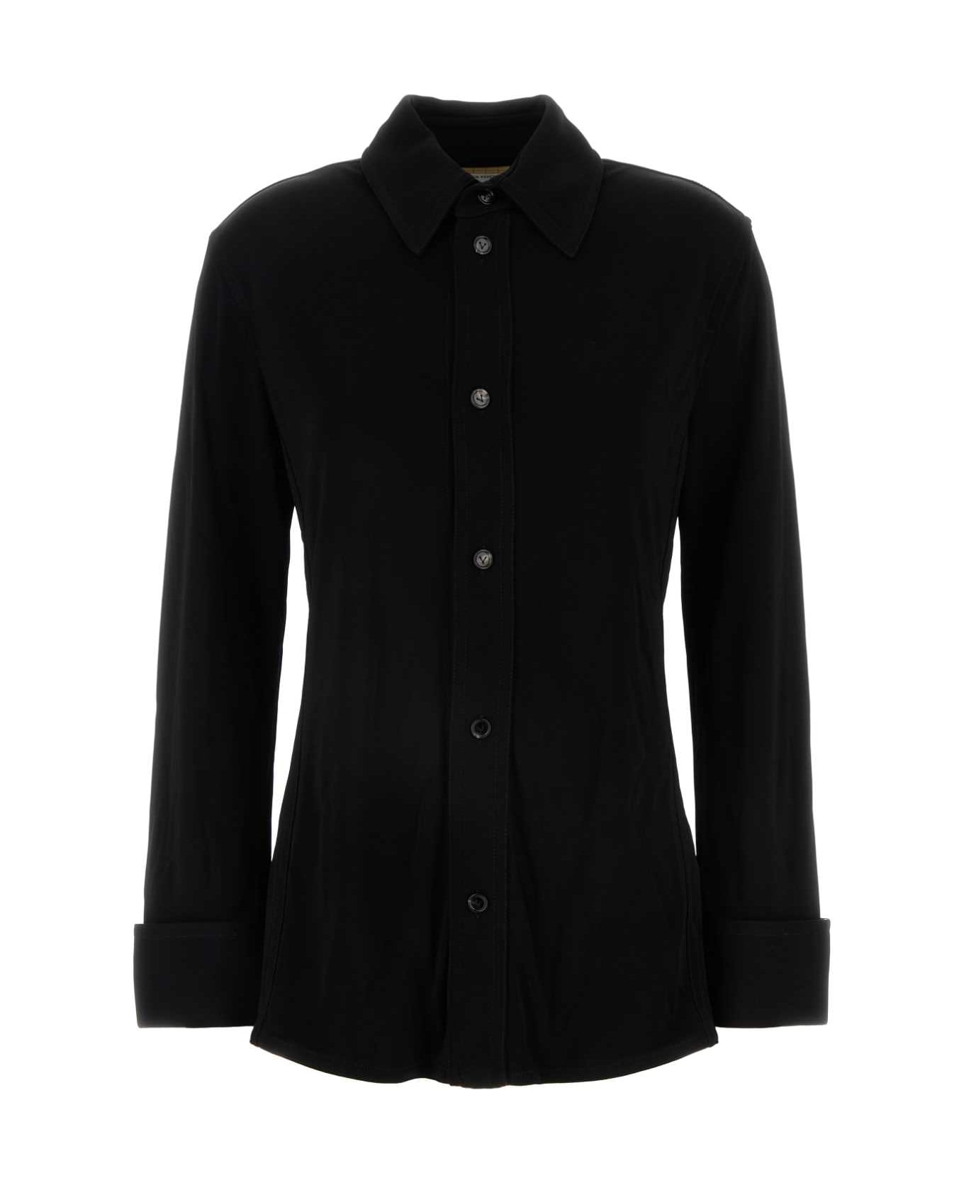 Bottega Veneta Black Jersey Shirt - Black