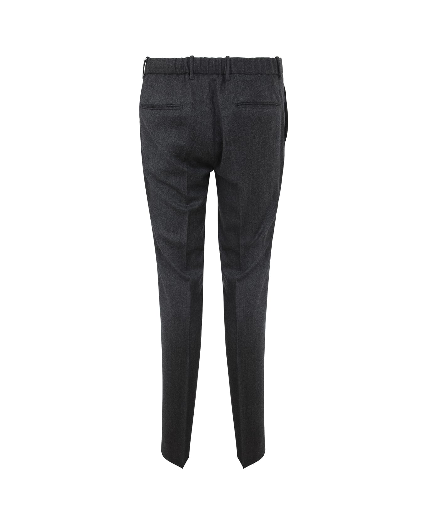Incotex Smart Flannel Trousers - Medium Grey