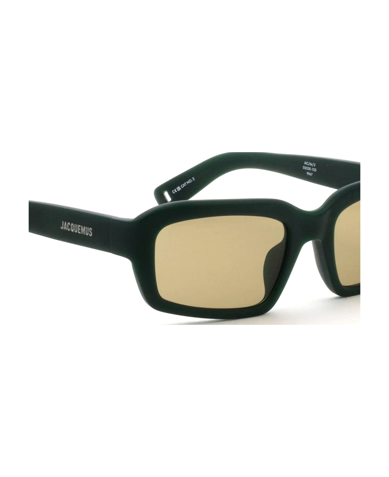 Jacquemus Marino - Matte Green / Green Lens Sunglasses - green