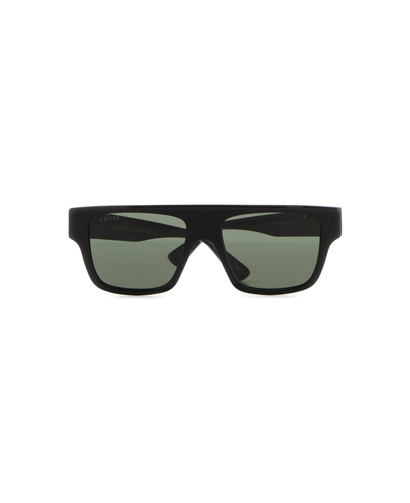 Gucci Black Acetate Sunglasses - BLACKGREY