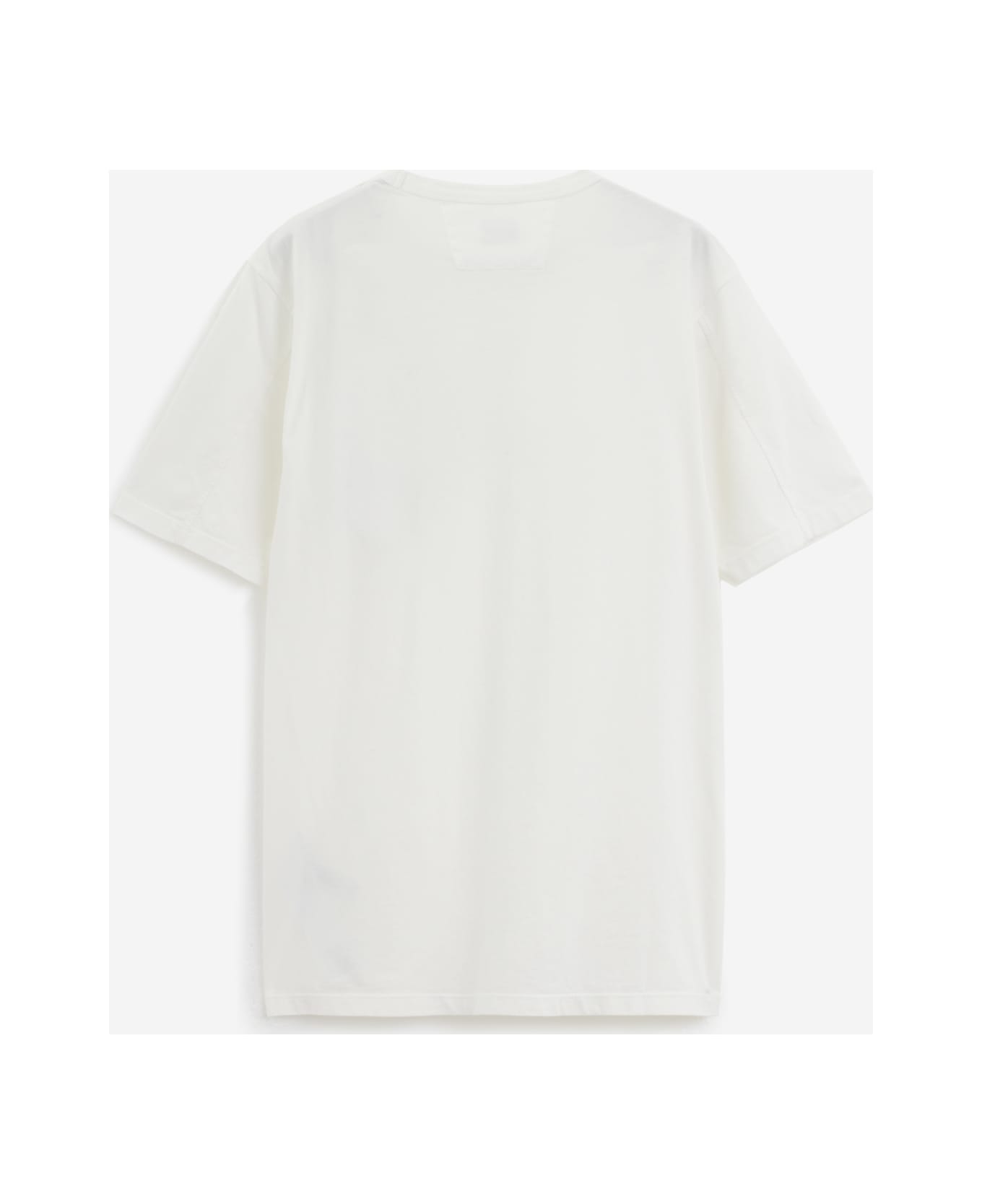 C.P. Company Ivory Cotton T-shirt - GAUZEWHITE