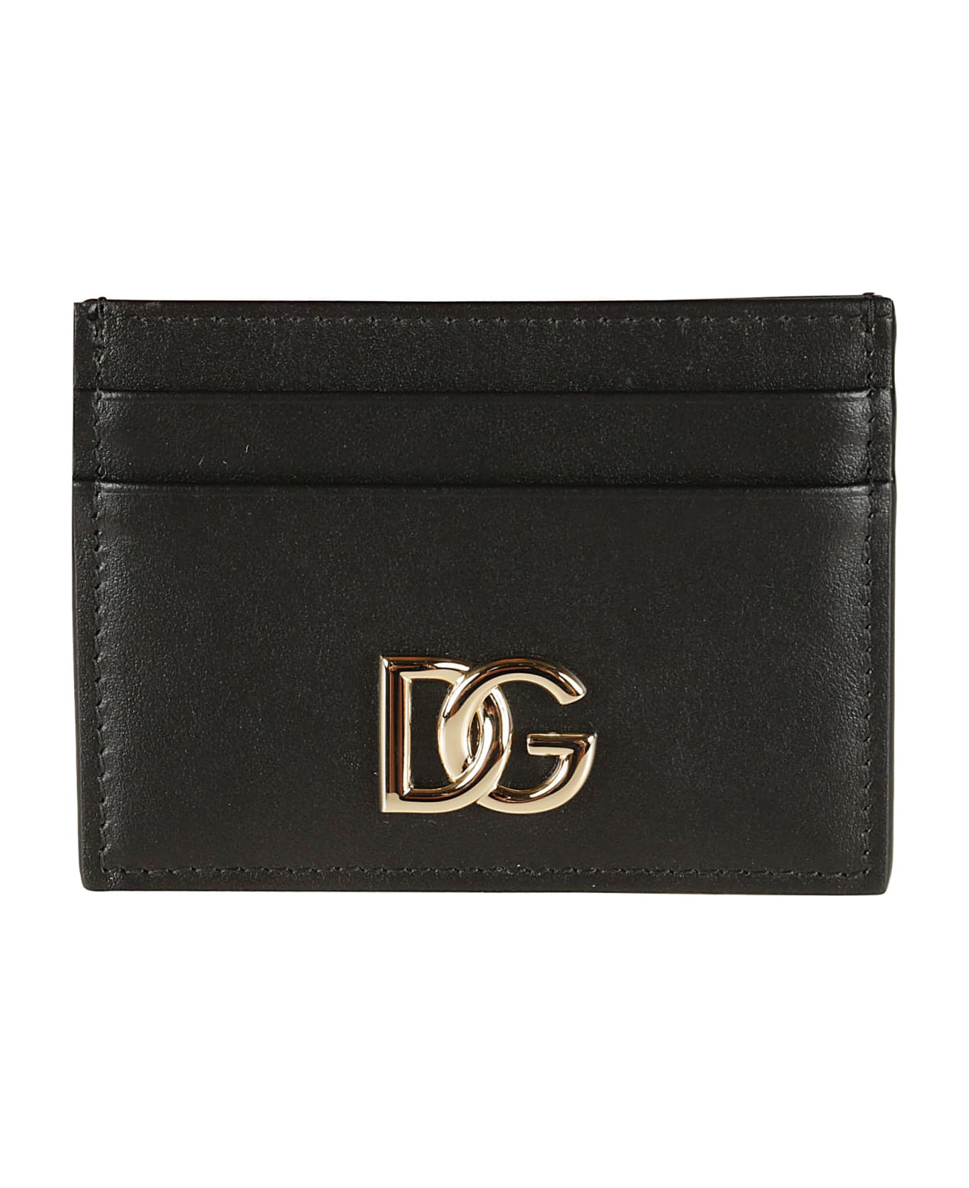Dolce & Gabbana Logo Detail Card Holder - Black
