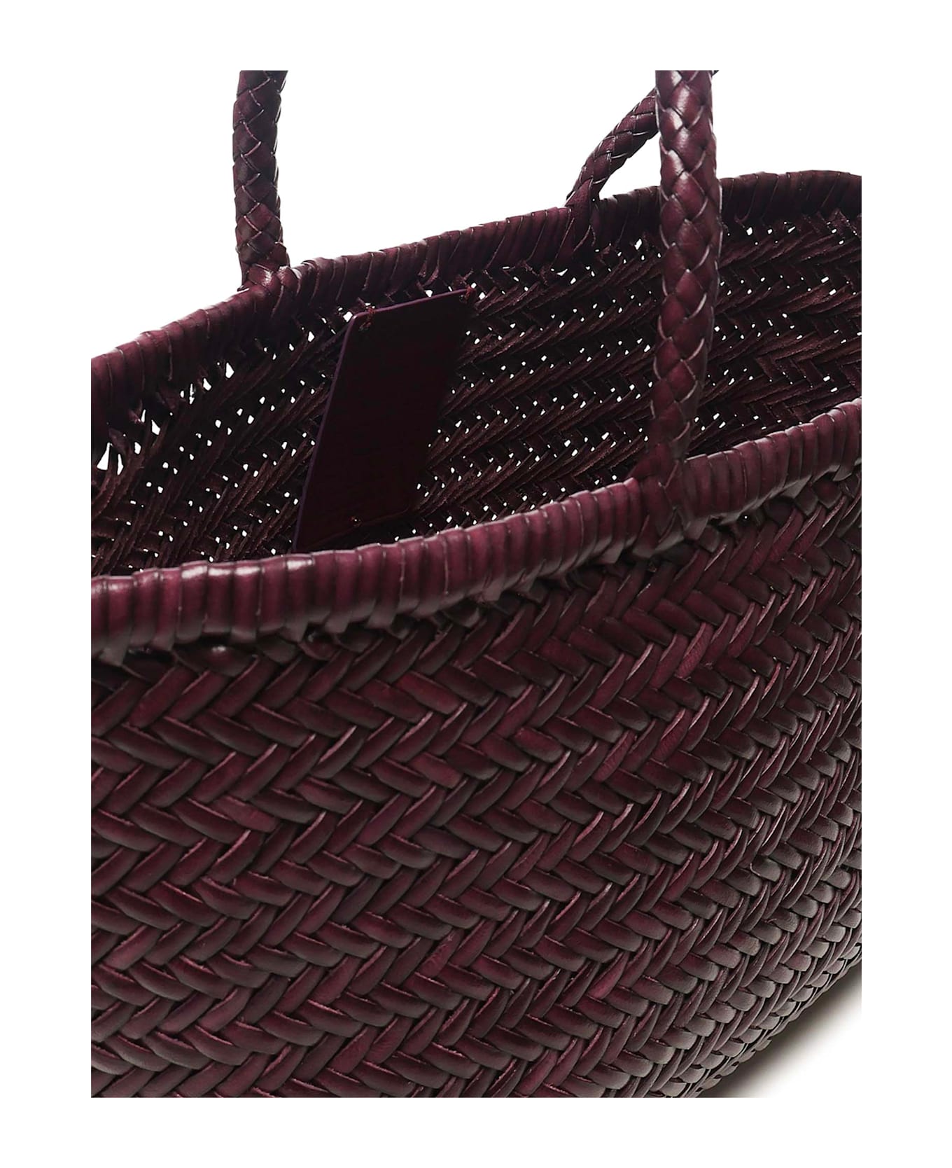 Dragon Diffusion Bamboo Triple Jump Handbag - PLUM