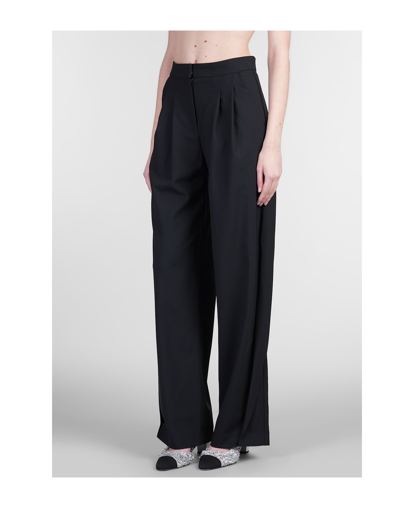 IRO Cirse Pants In Black Polyester - black