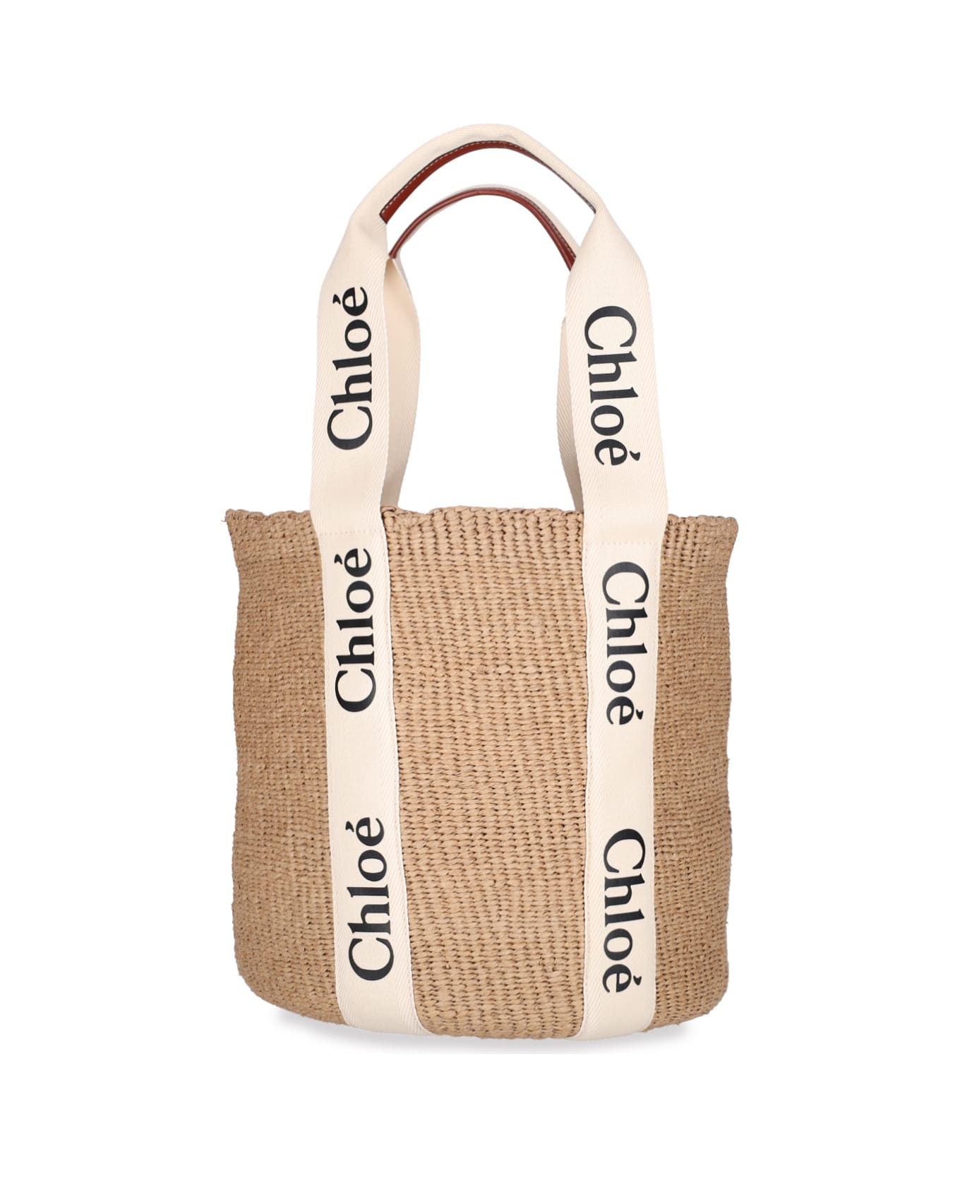 Chloé Woody Tote Bag - Bianco