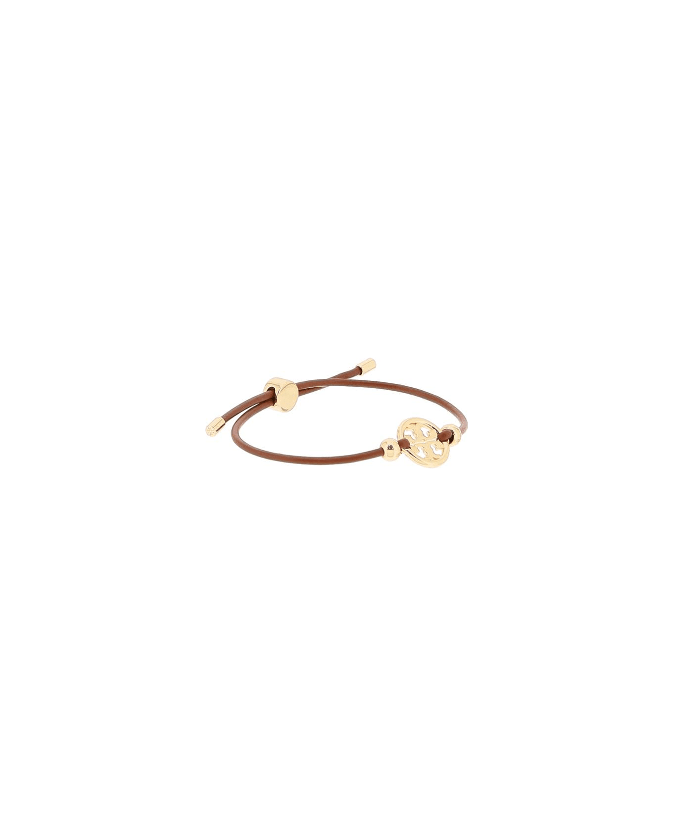 Tory Burch Miller Slider Bracelet - TORY GOLD CUOIO (Brown) ブレスレット
