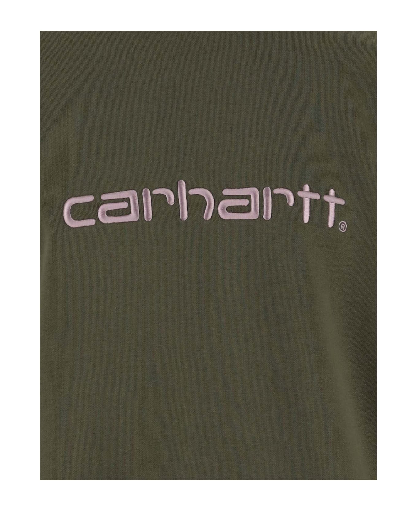 Carhartt Cotton Blend Sweatshirt With Logo - Green