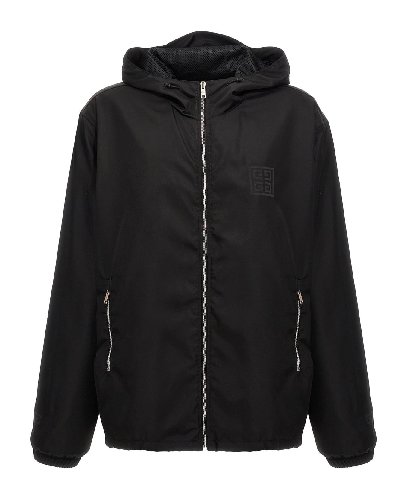 Givenchy Logo Anorak - Black