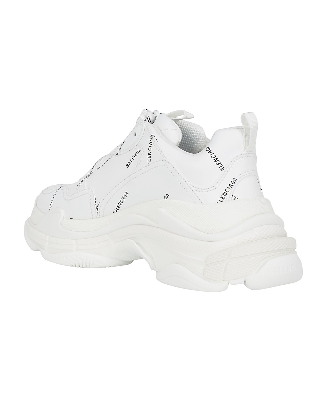 Balenciaga Triple S Sneakers - White/black